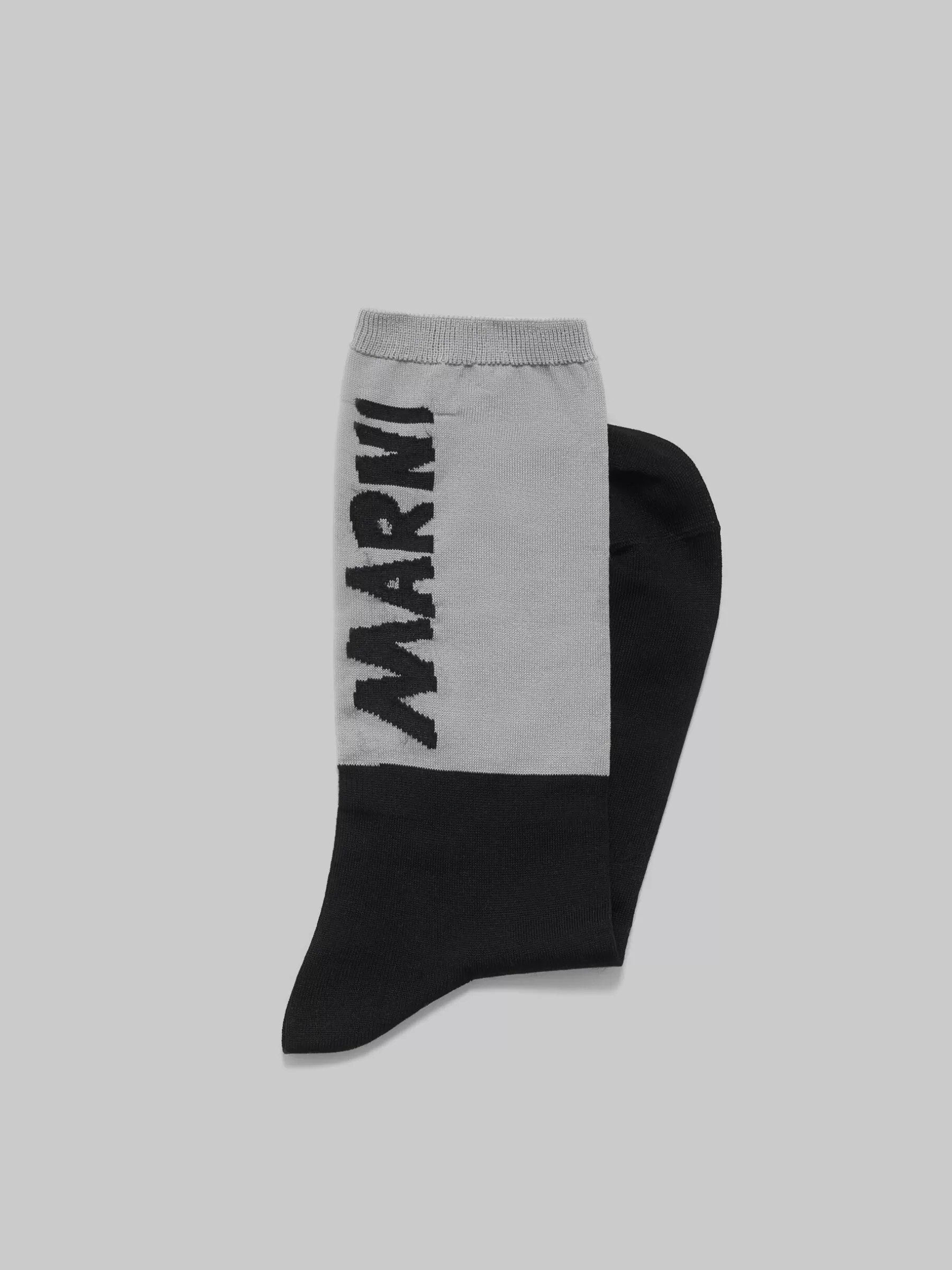 Marni And Beige Socks With Logo BLACK Discount