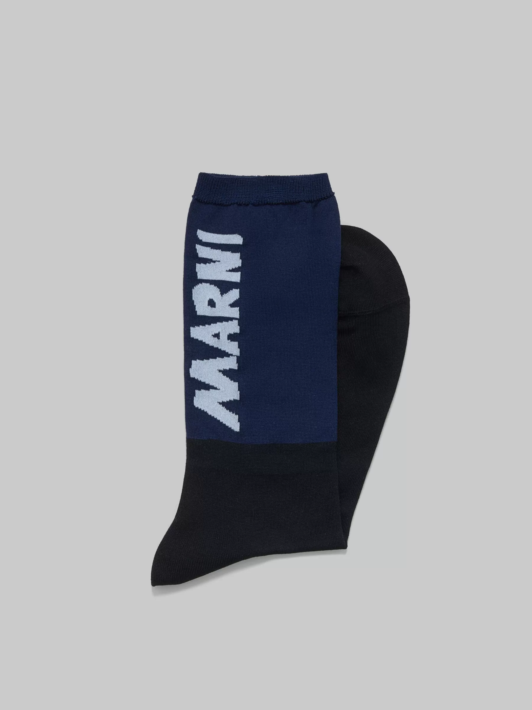 Marni And Blue Socks With Logo BLACK Cheap