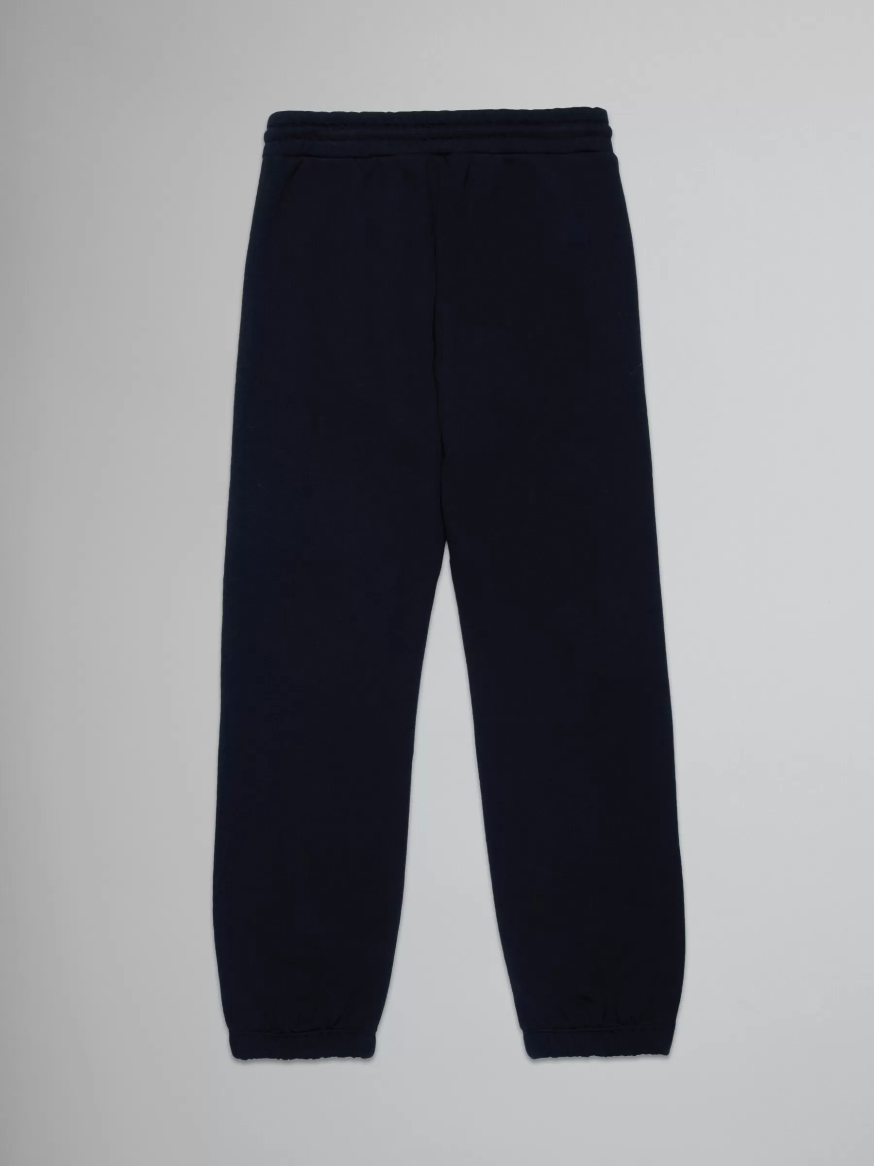 Marni Fleece Jogger Trousers With Stripes BLACK Outlet