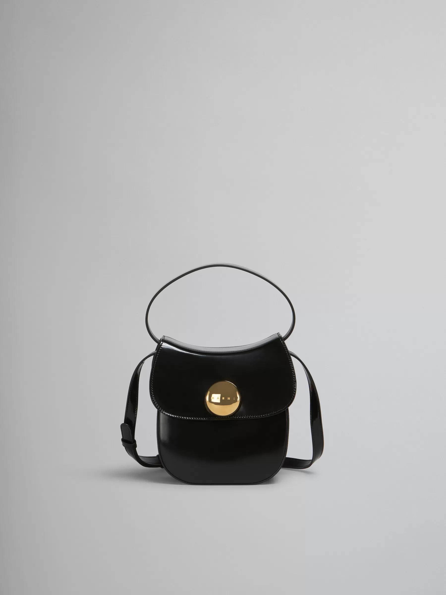 Marni Leather Butterfly Small Handbag BLACK Flash Sale