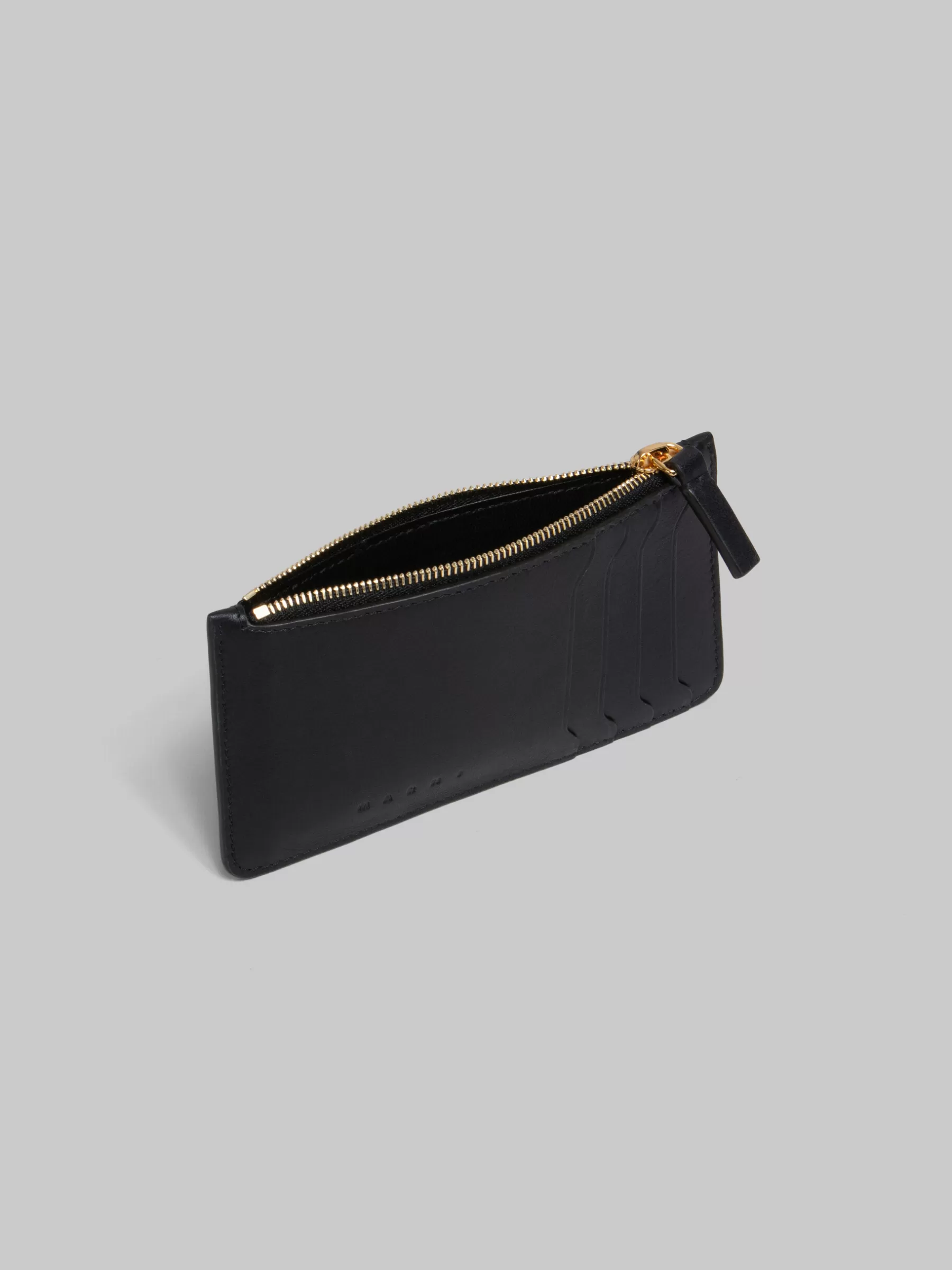 Marni Leather Card Case BLACK Shop