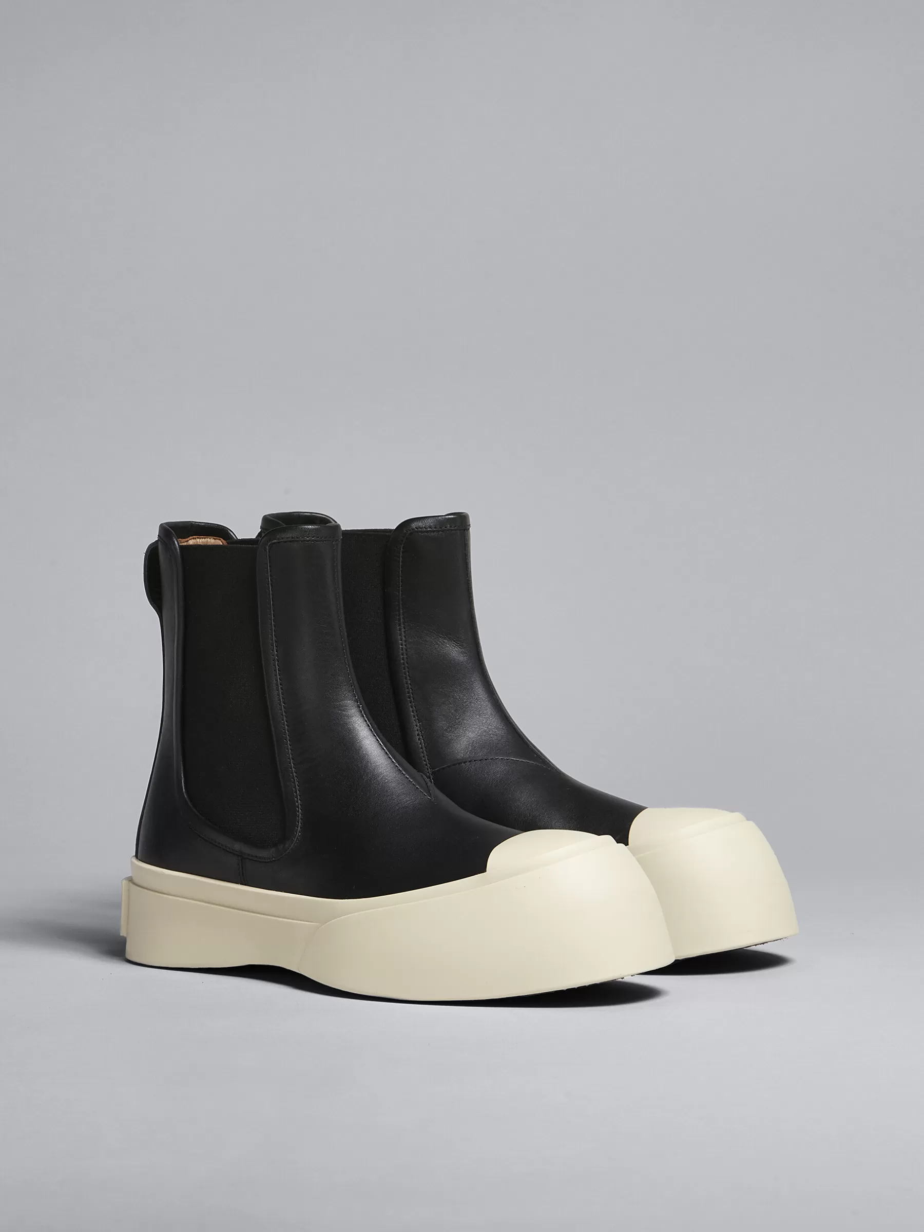 Marni Leather Pablo Chelsea Boot BLACK Outlet