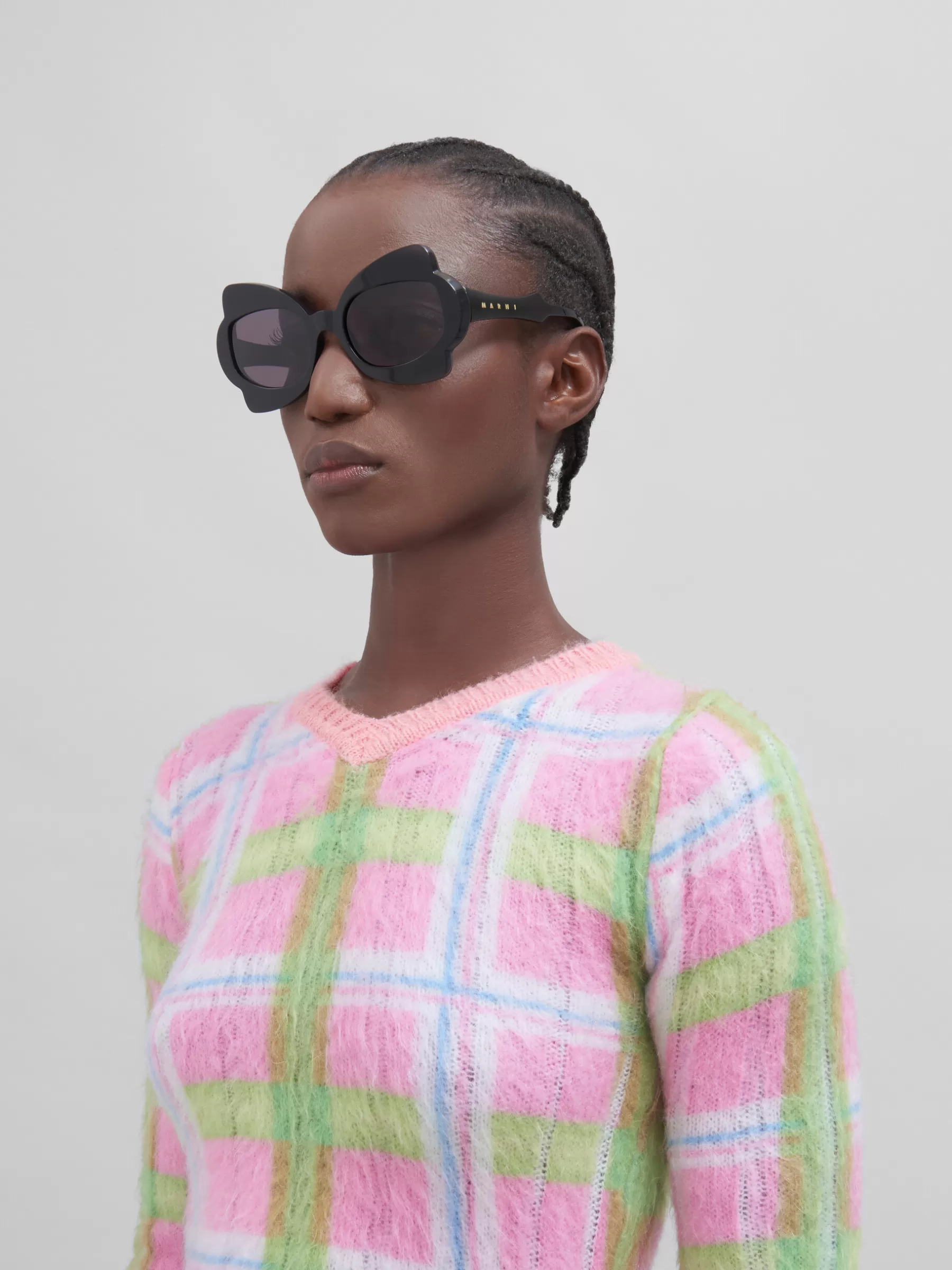 Marni Monumental Gate Sunglasses BLACK Outlet
