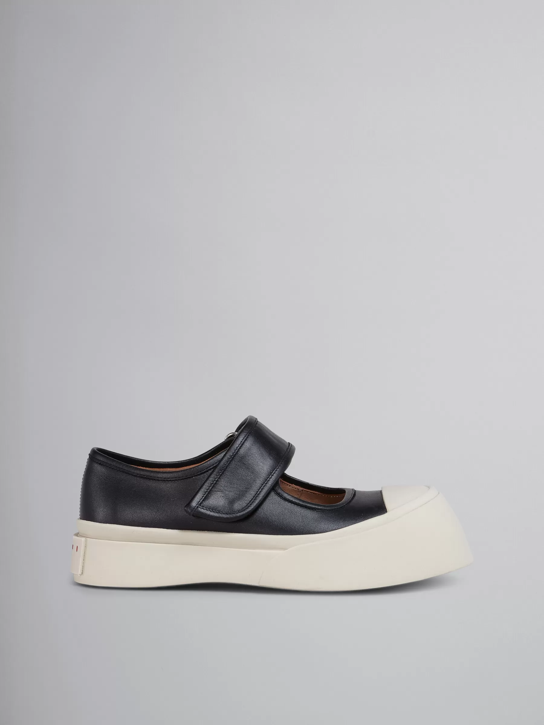 Marni Nappa Leather Mary Jane Sneaker BLACK Flash Sale