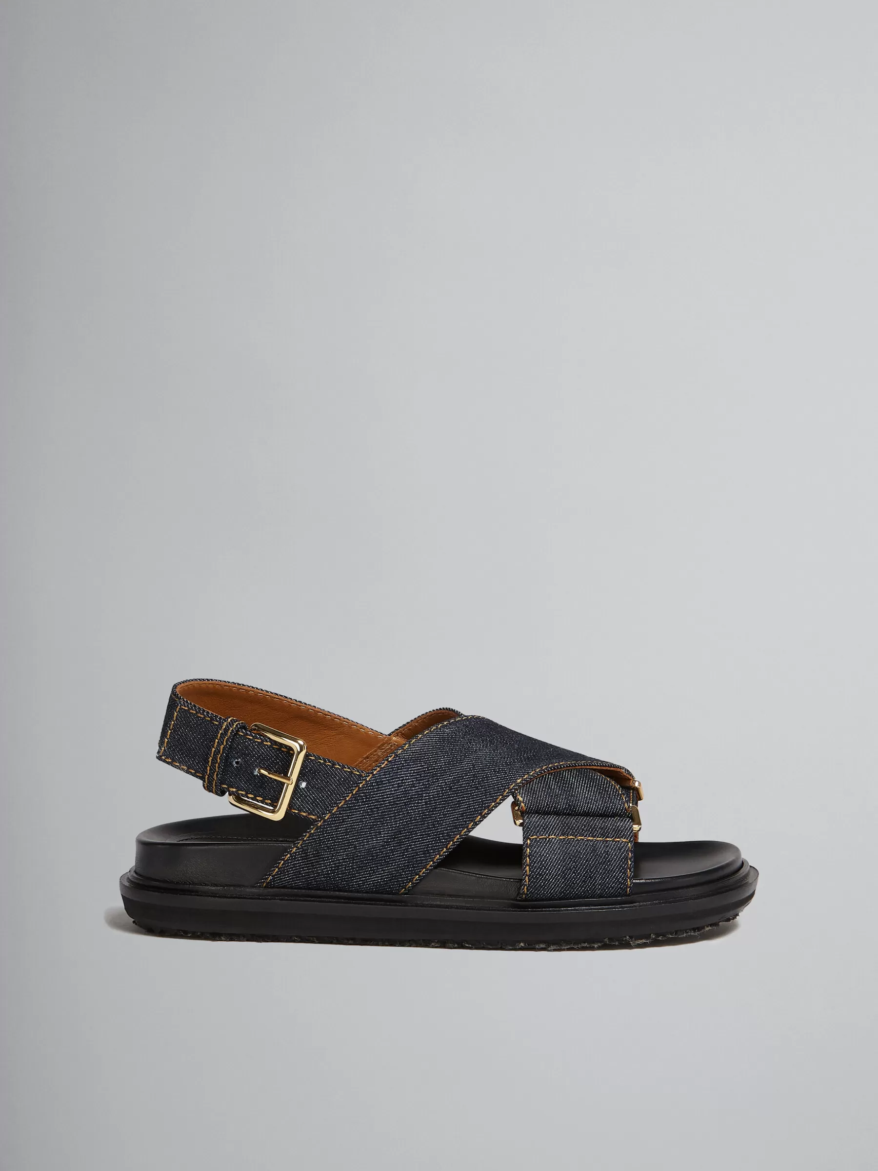 Marni Denim Criss-cross Sandal BLUE Store