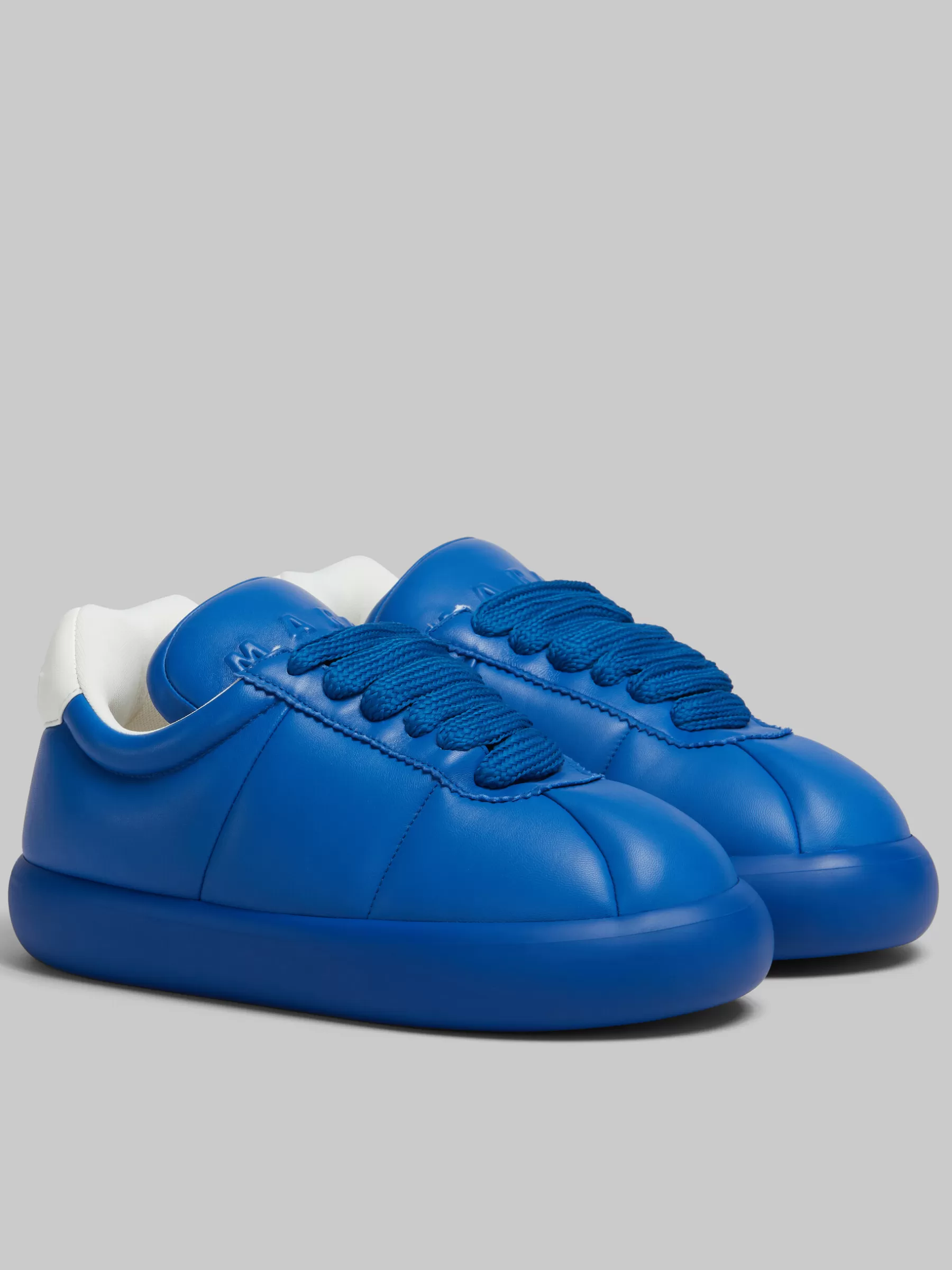 Marni Blue Leather BigFoot 2.0 Sneaker BLUETTE Hot