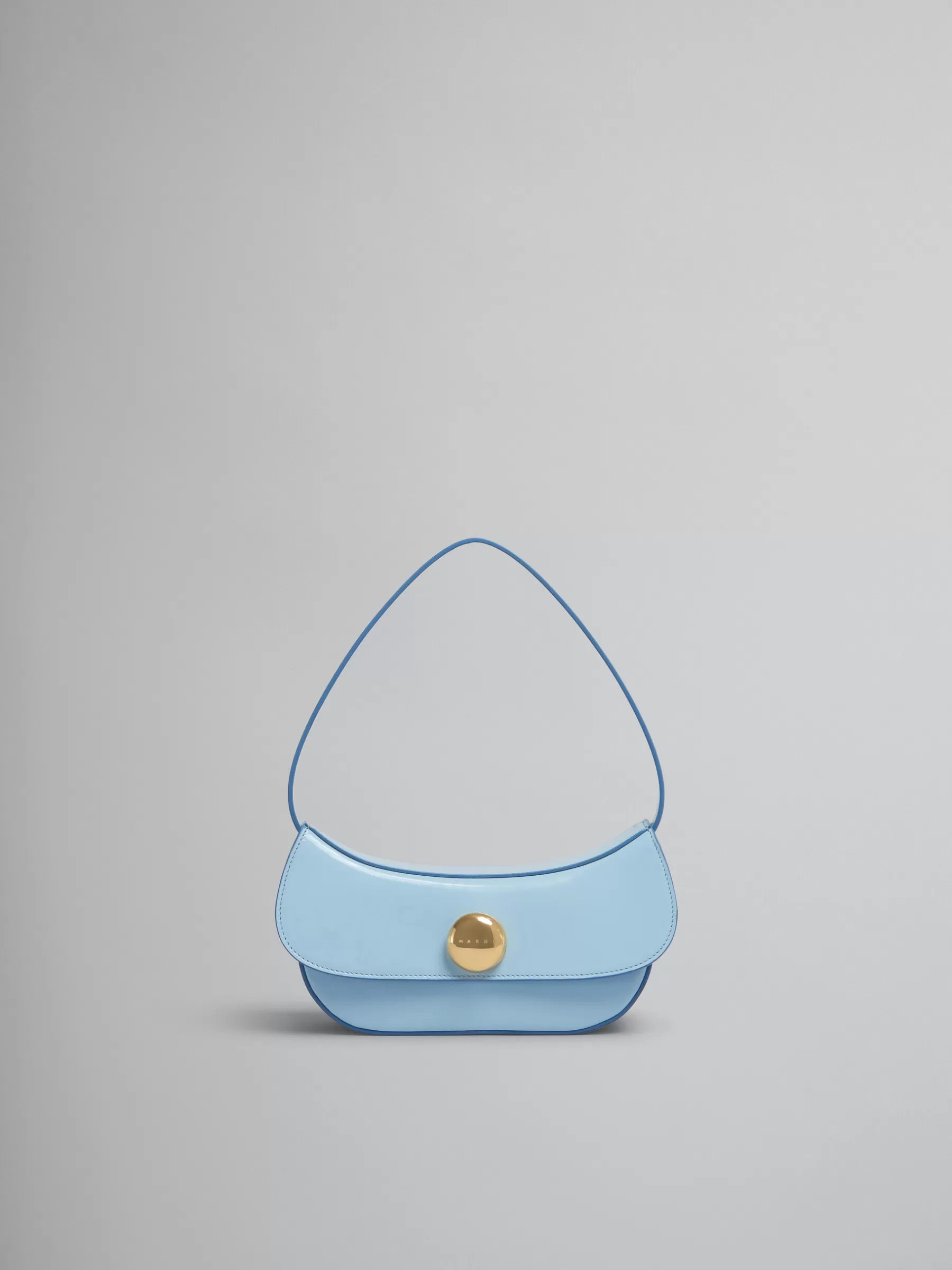 Marni Blue Leather Butterfly Small Hobo Bag LIGHTBLUE Store