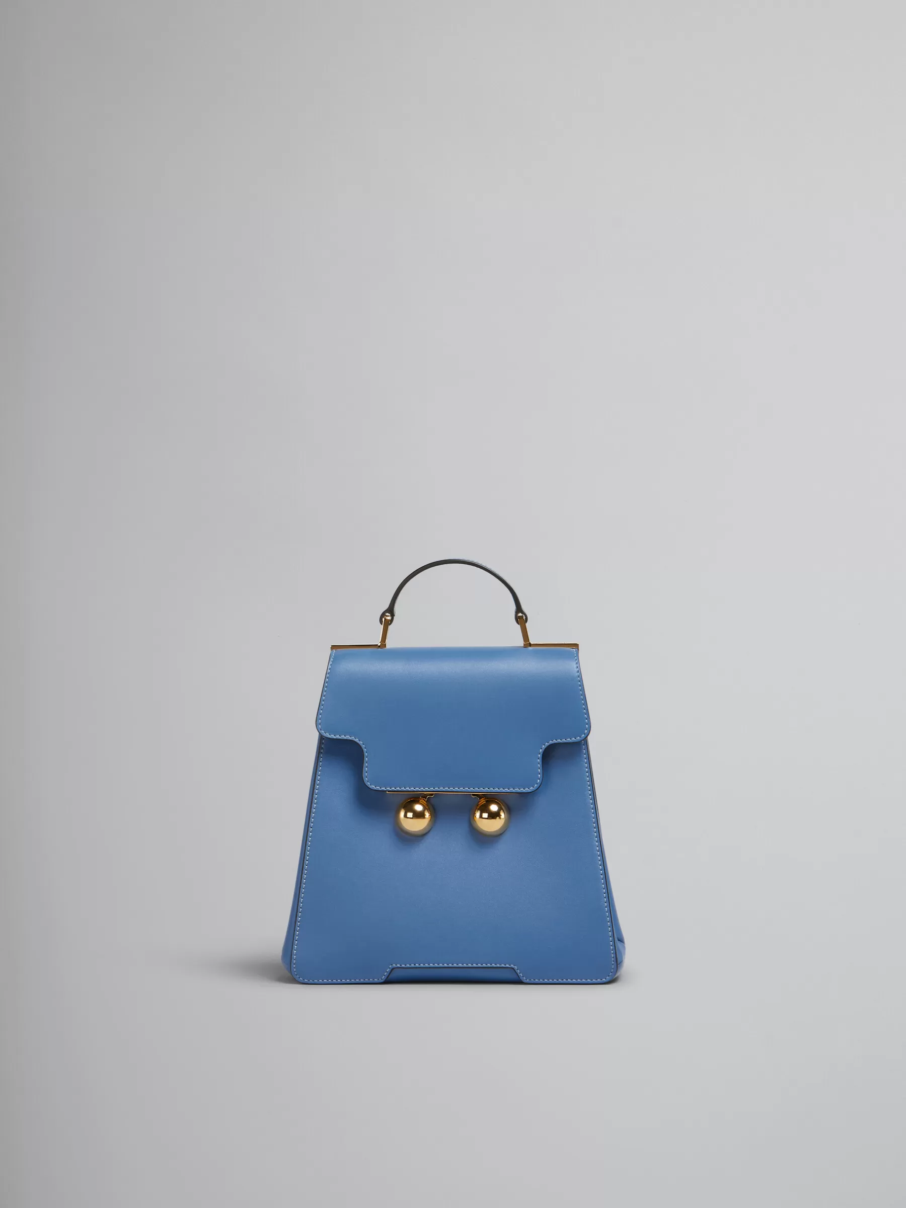 Marni Blue Leather Trunkaroo Backpack OPAL Best Sale