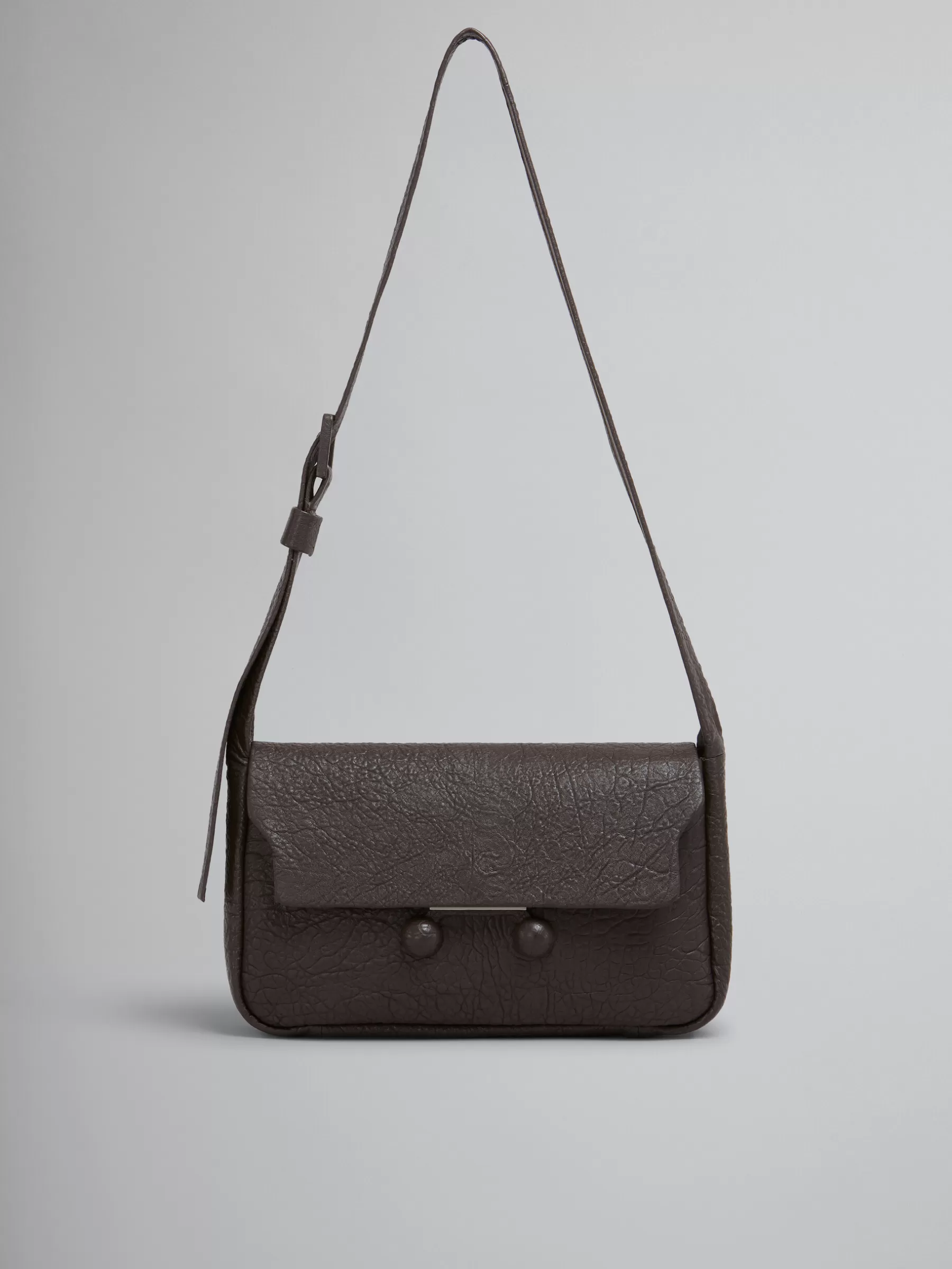 Marni Brown Nappa Medium Trunkaroo Soft Bag COFFEE Store