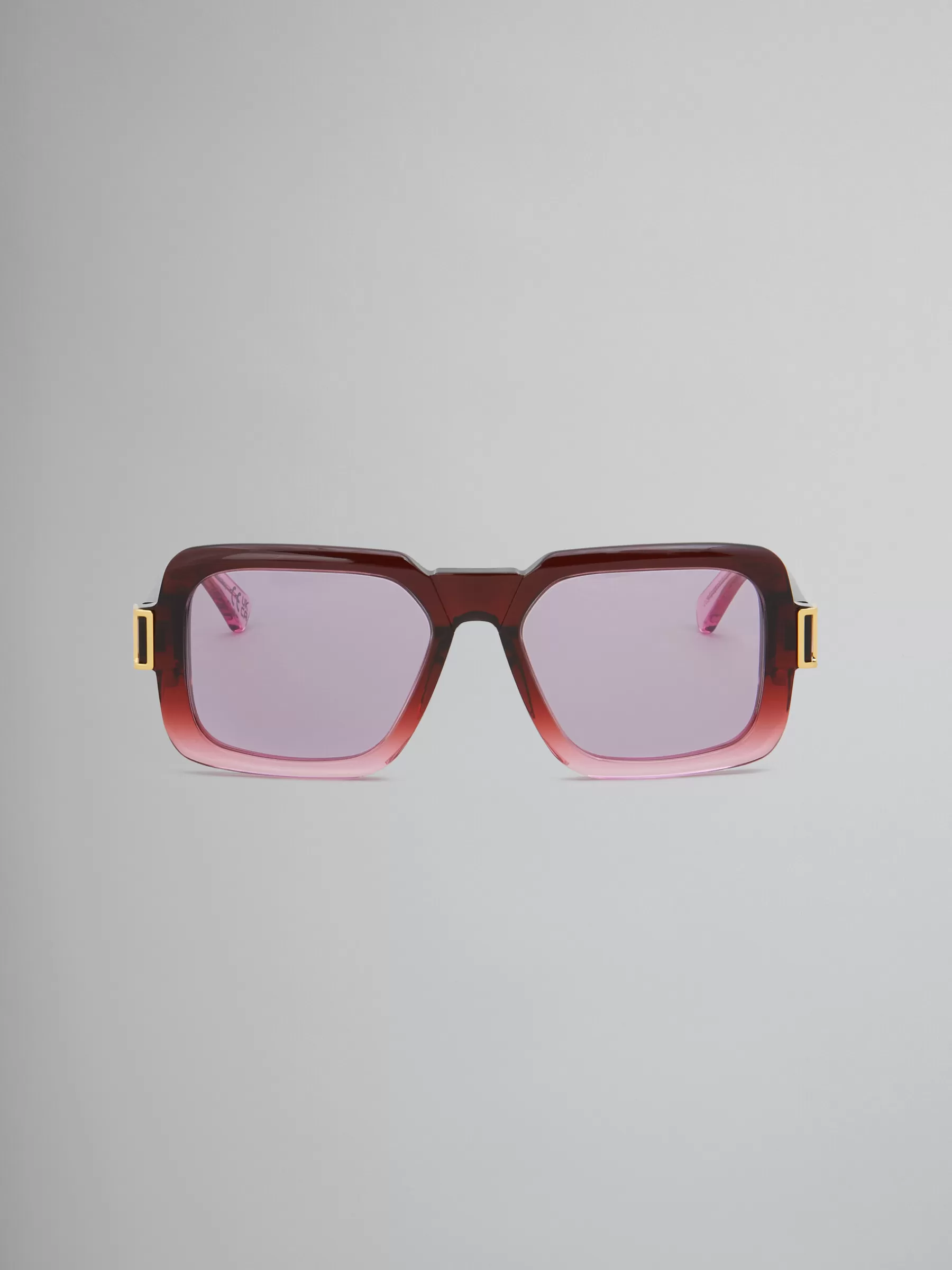Marni Zamalek Sunglasses BURGUNDY Outlet