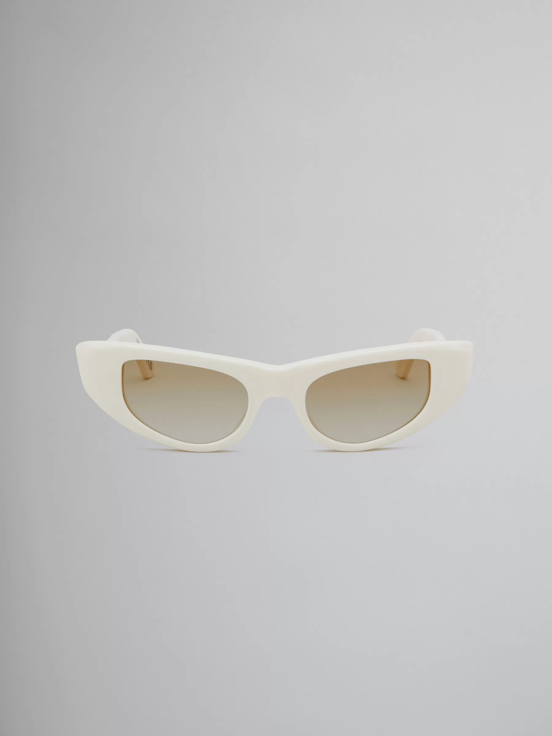 Marni Cream Netherworld Sunglasses OFF-WHITE Cheap