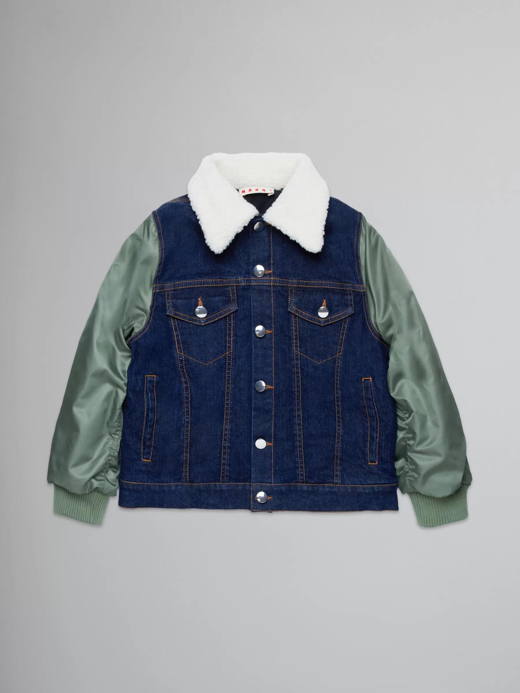 Marni Jacket With Bomber-style Sleeves DENIM New