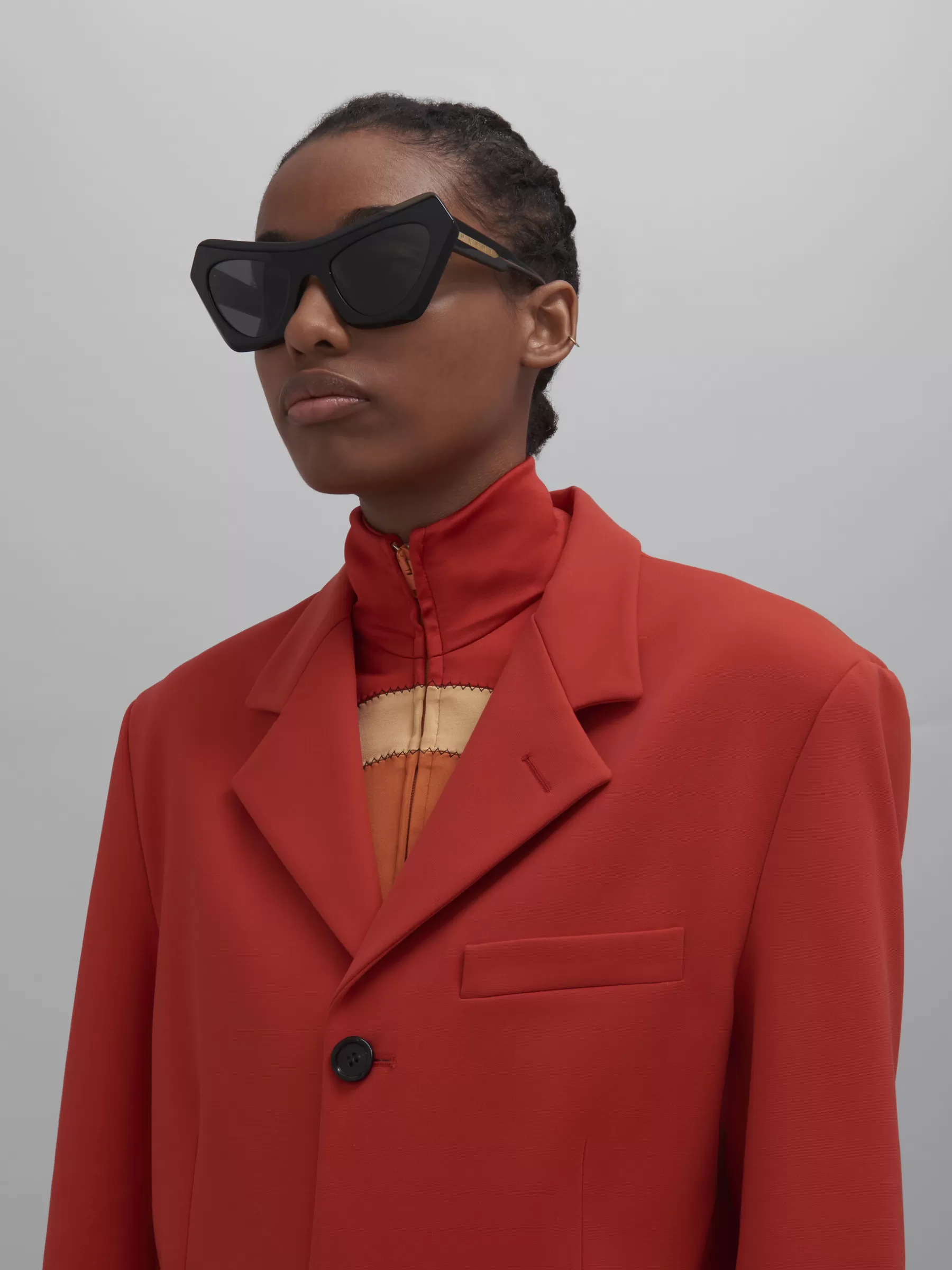 Marni Devil's Pool Sunglasses BLACK Clearance