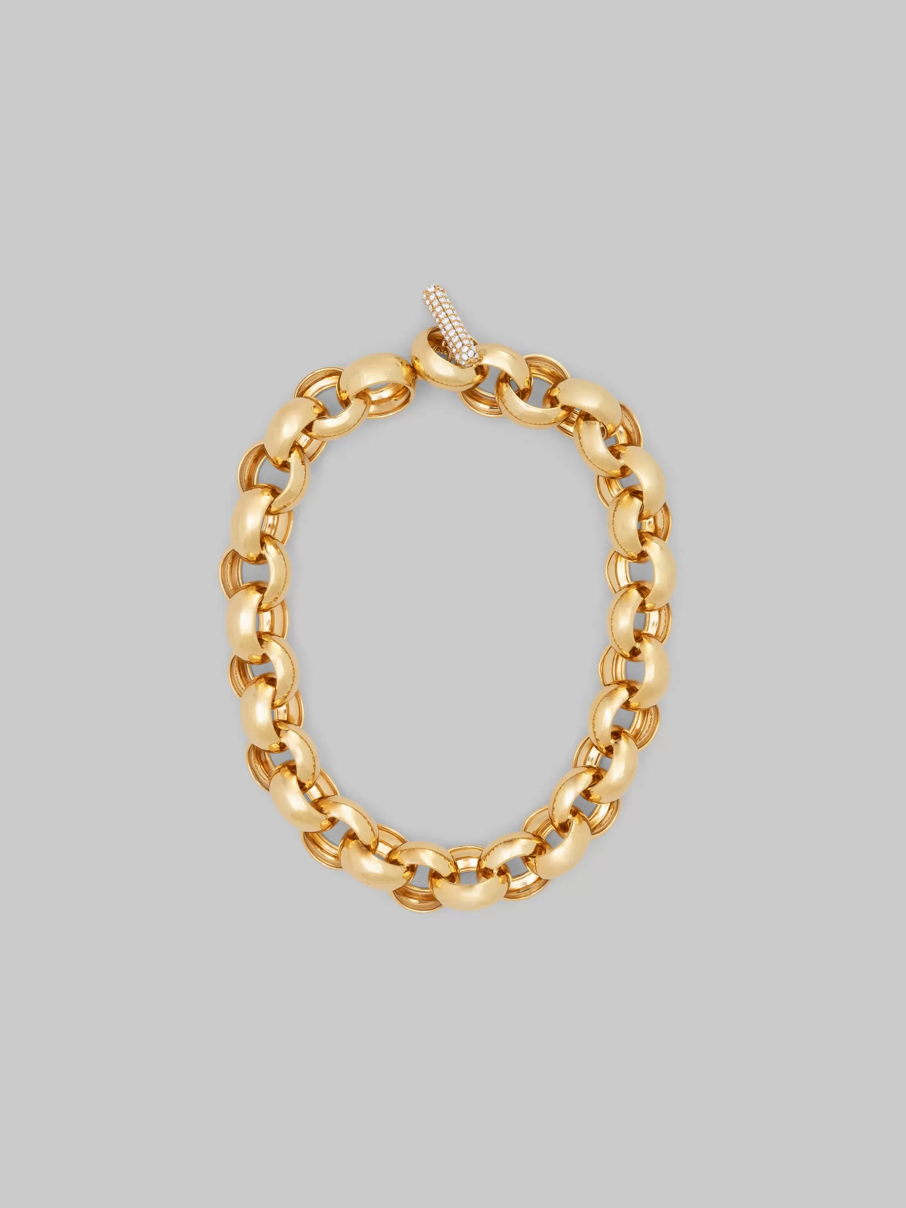 Marni Ring Choker With Rhinestone Clasp GOLD Cheap