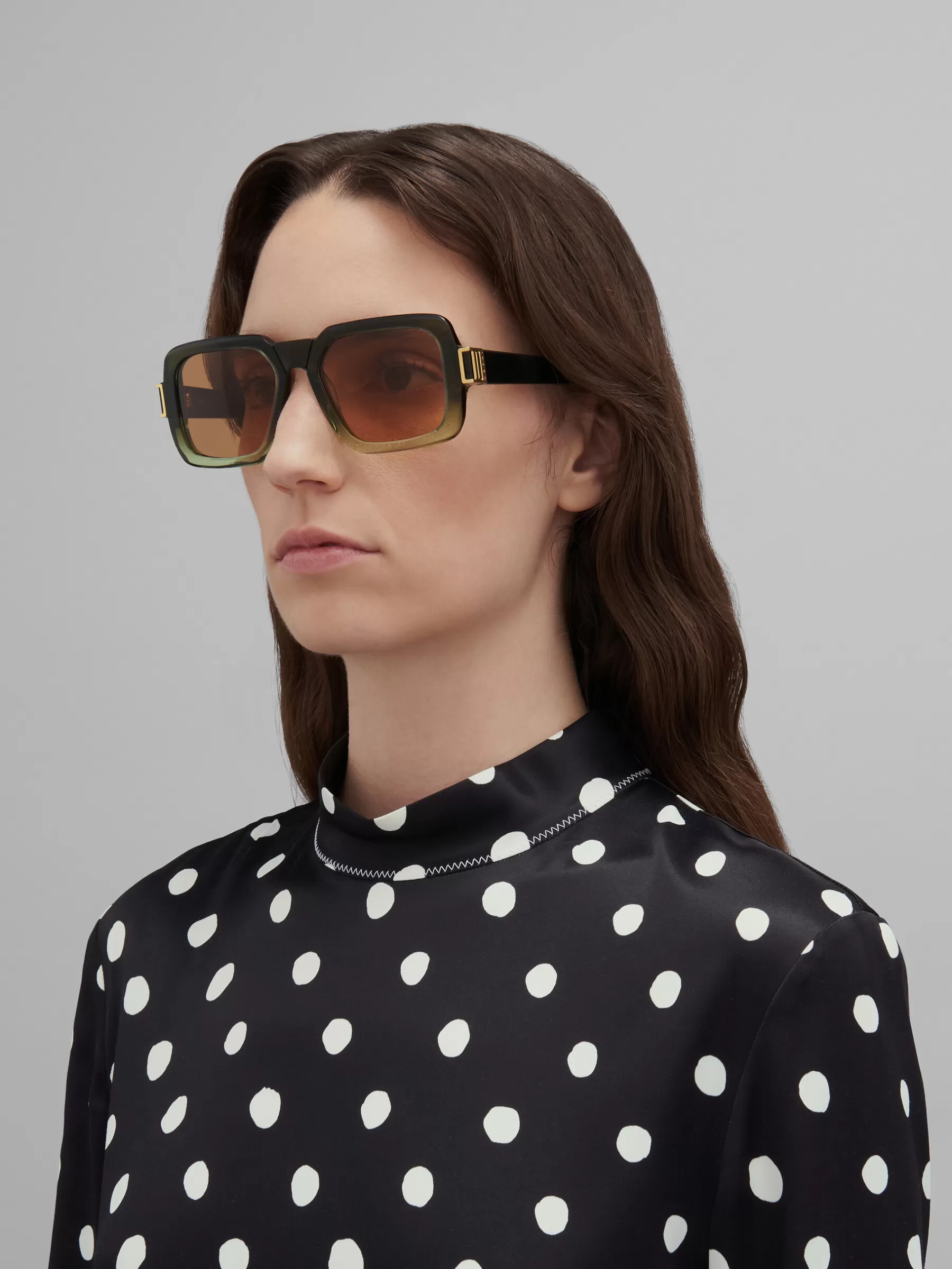 Marni Zamalek Sunglasses GREEN Online