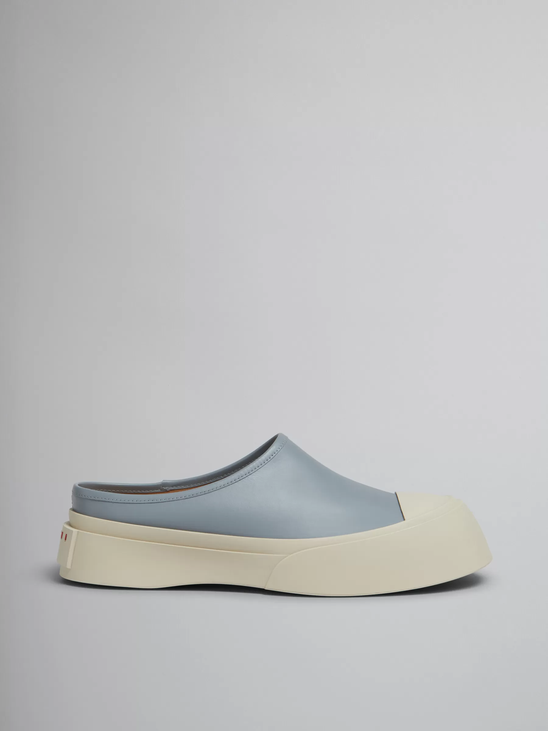 Marni Grey Leather Pablo Sabot DOLPHIN Clearance