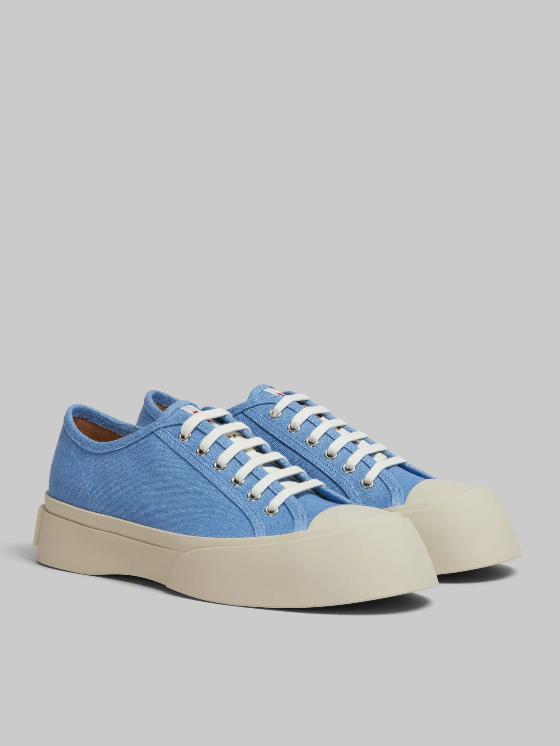 Marni Light Blue Denim Pablo Lace-up Sneaker LIGHTBLUE Outlet