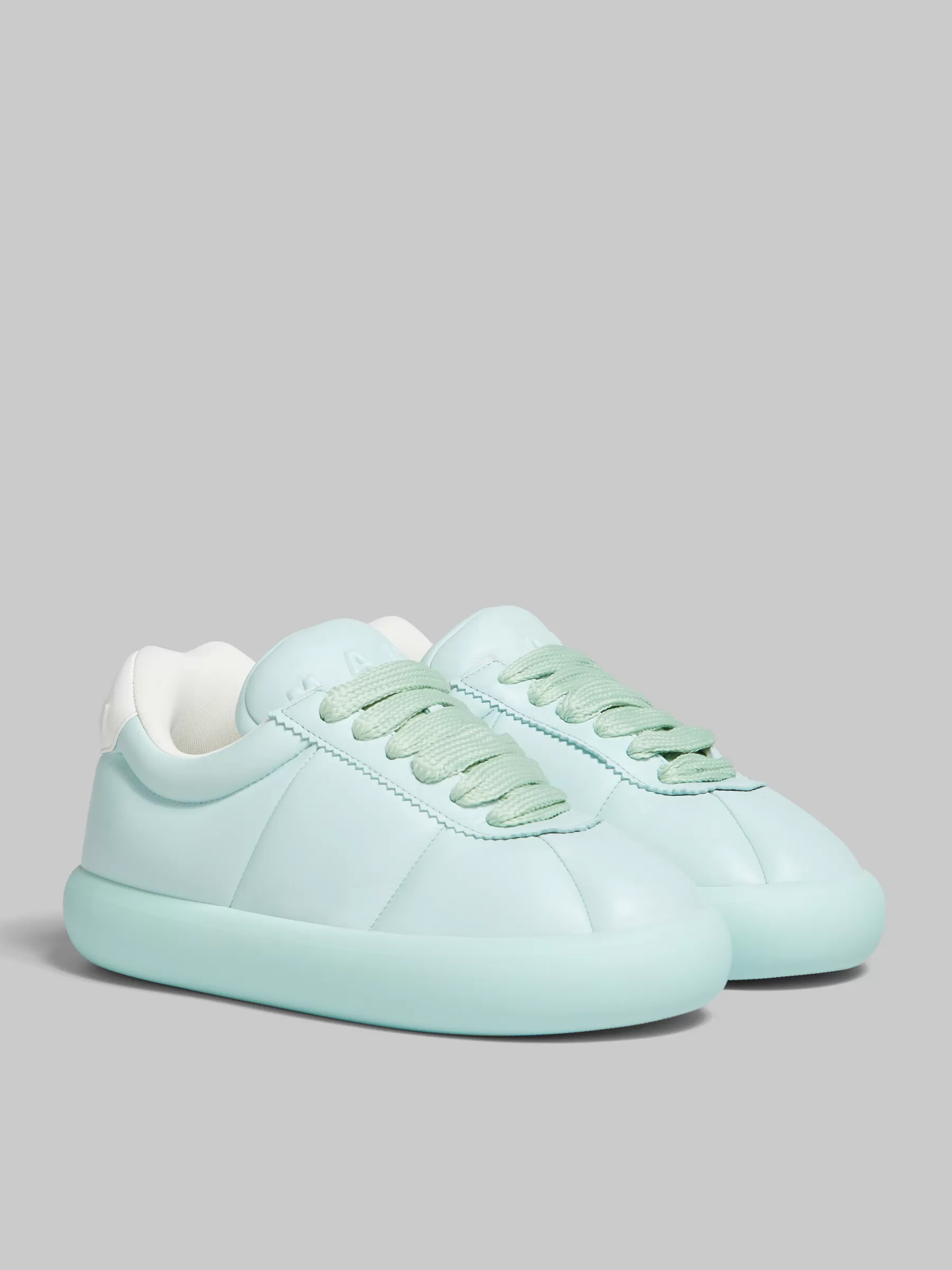 Marni Light Blue Leather BigFoot 2.0 Sneaker MINERAL ICE Sale