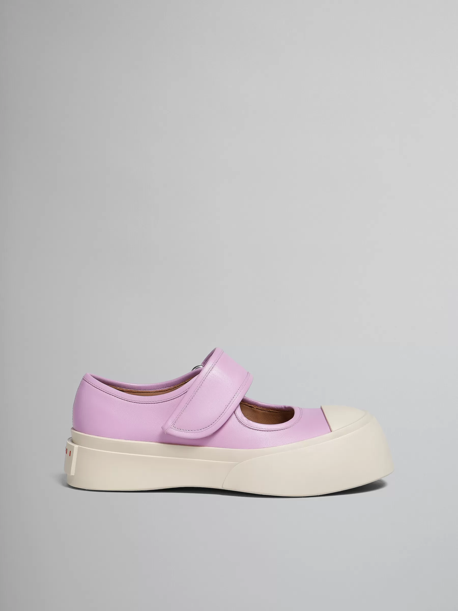 Marni Lilac Nappa Leather Mary Jane Sneaker DAHLIA/PURPLE Discount