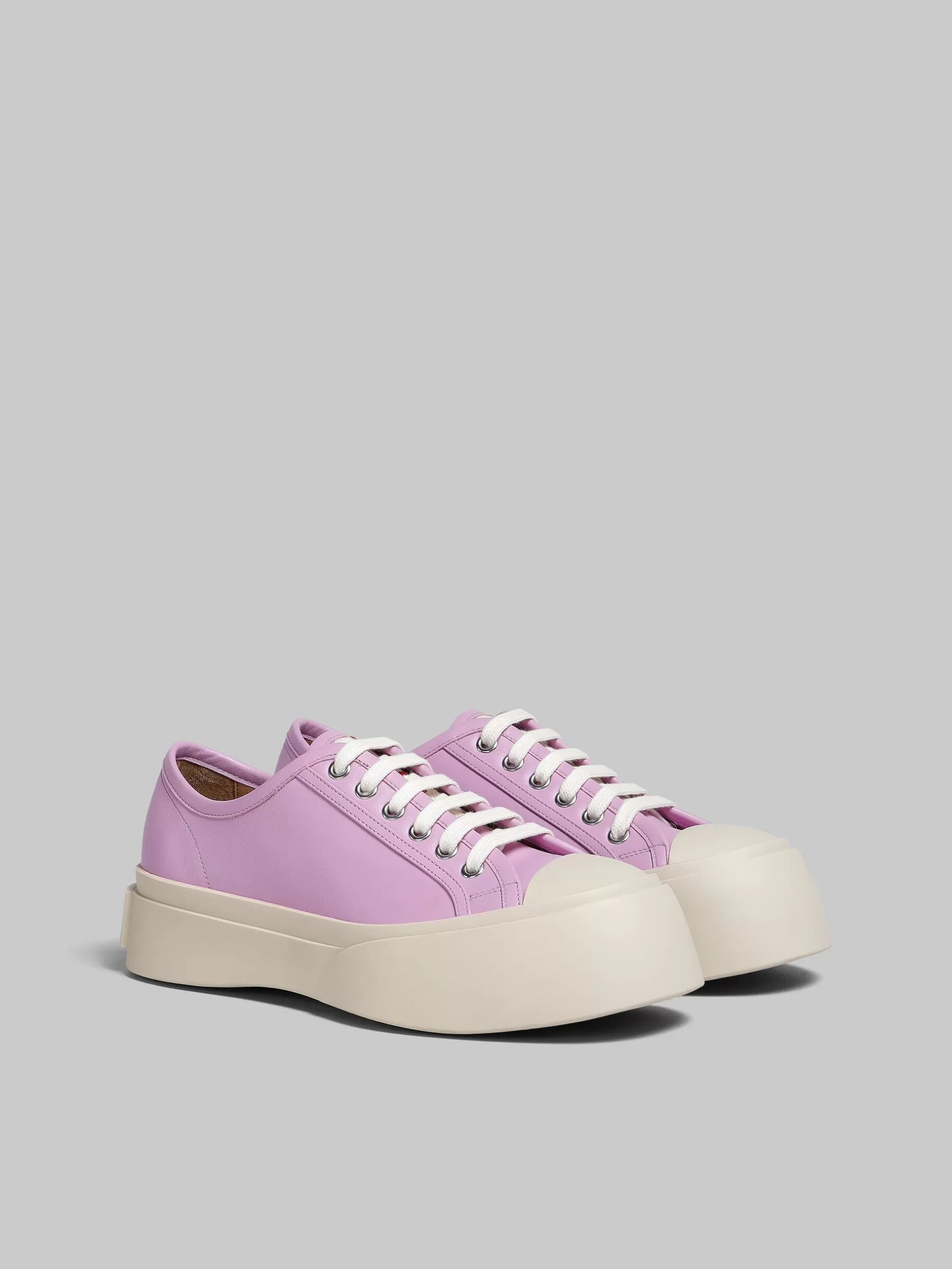 Marni Lilac Nappa Leather Pablo Lace-up Sneaker DAHLIA/PURPLE Hot