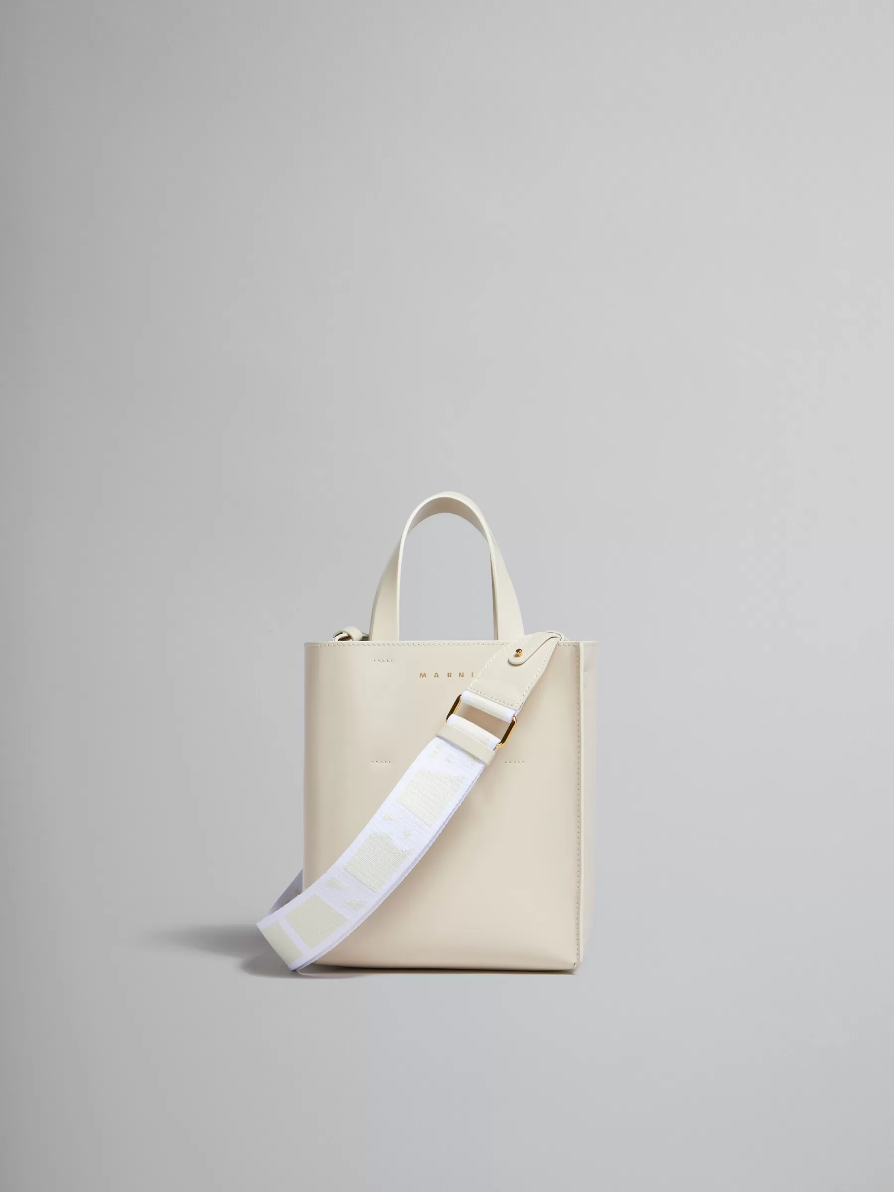 Marni Museo Mini Bag In Cream Leather SEASHELL Shop