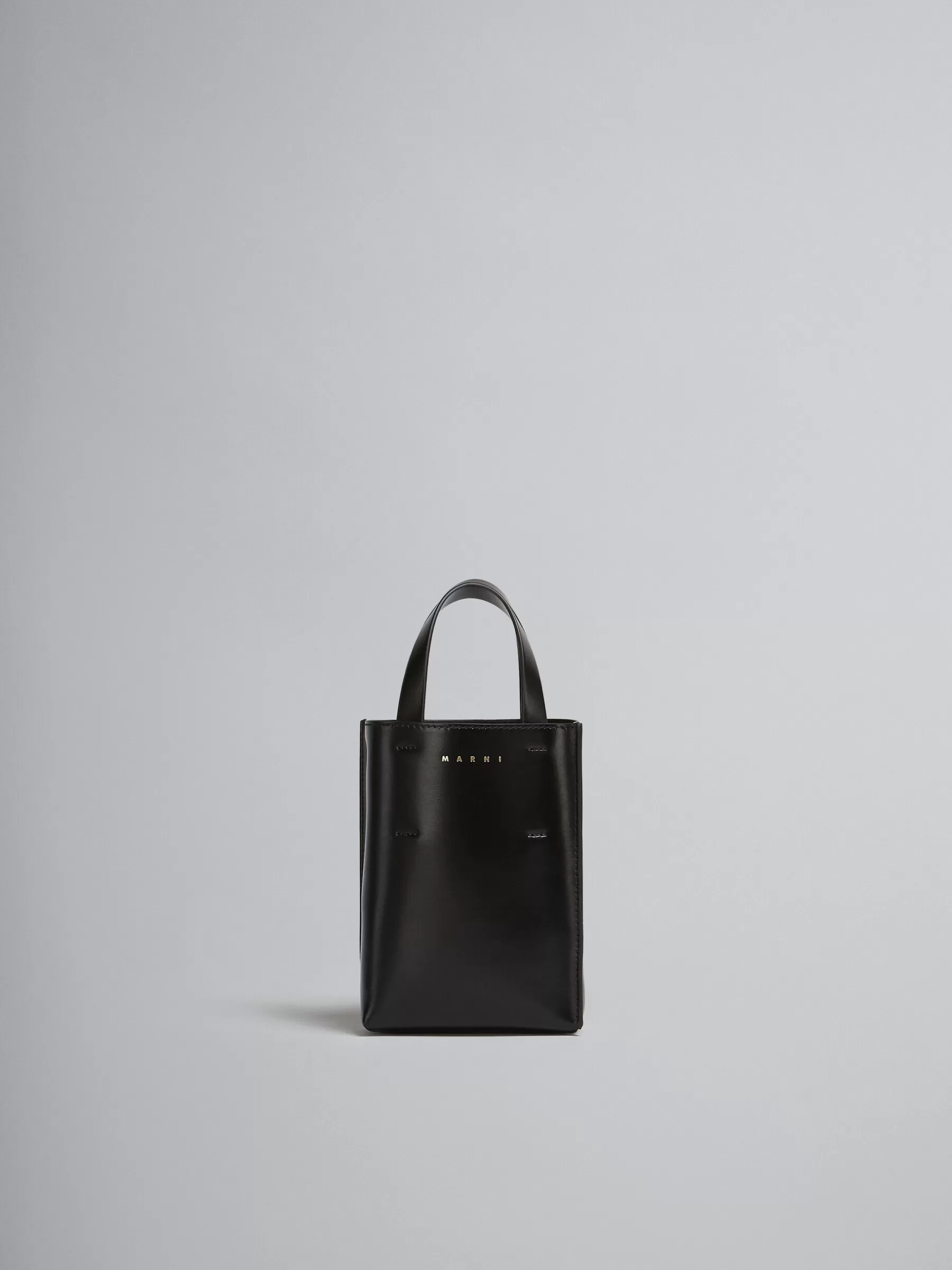 Marni MUSEO Nano Bag In Leather BLACK Hot