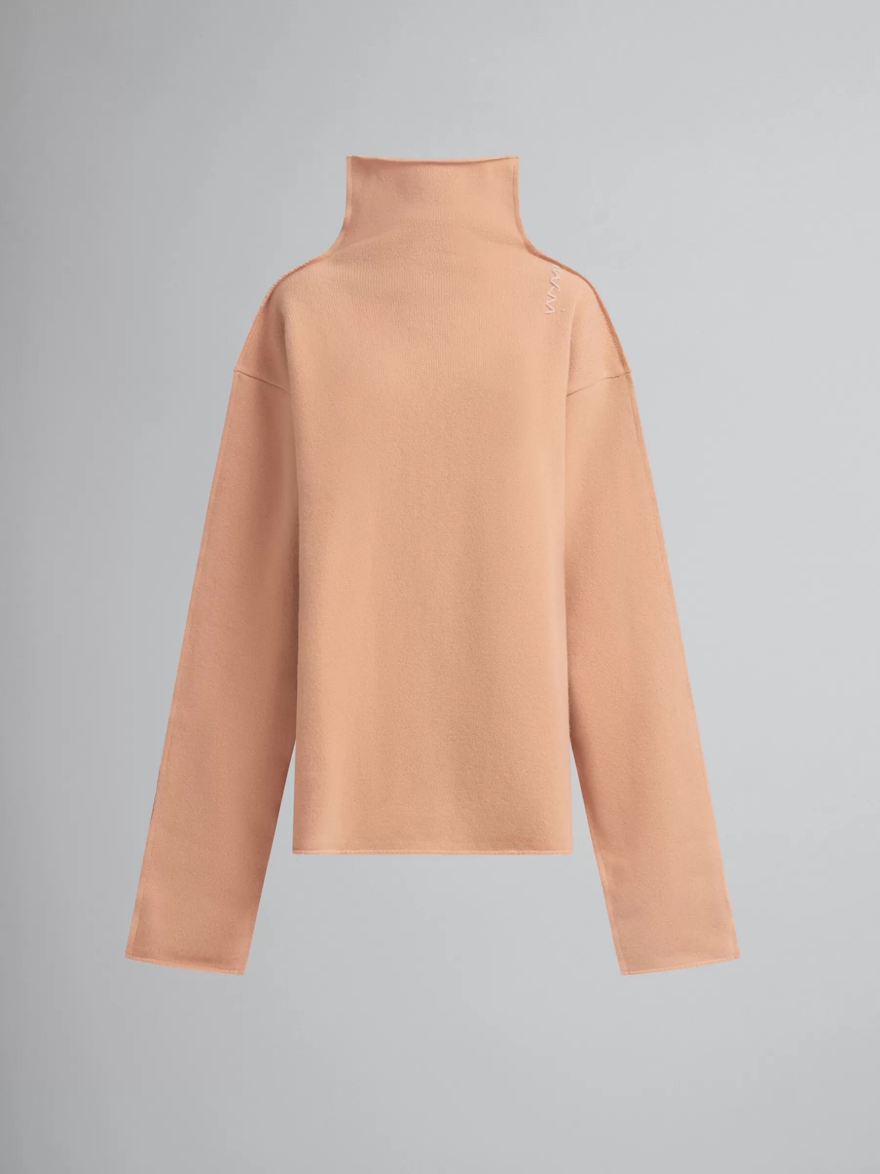 Marni Peach Pink Wool Sweater PALEPEACH Cheap