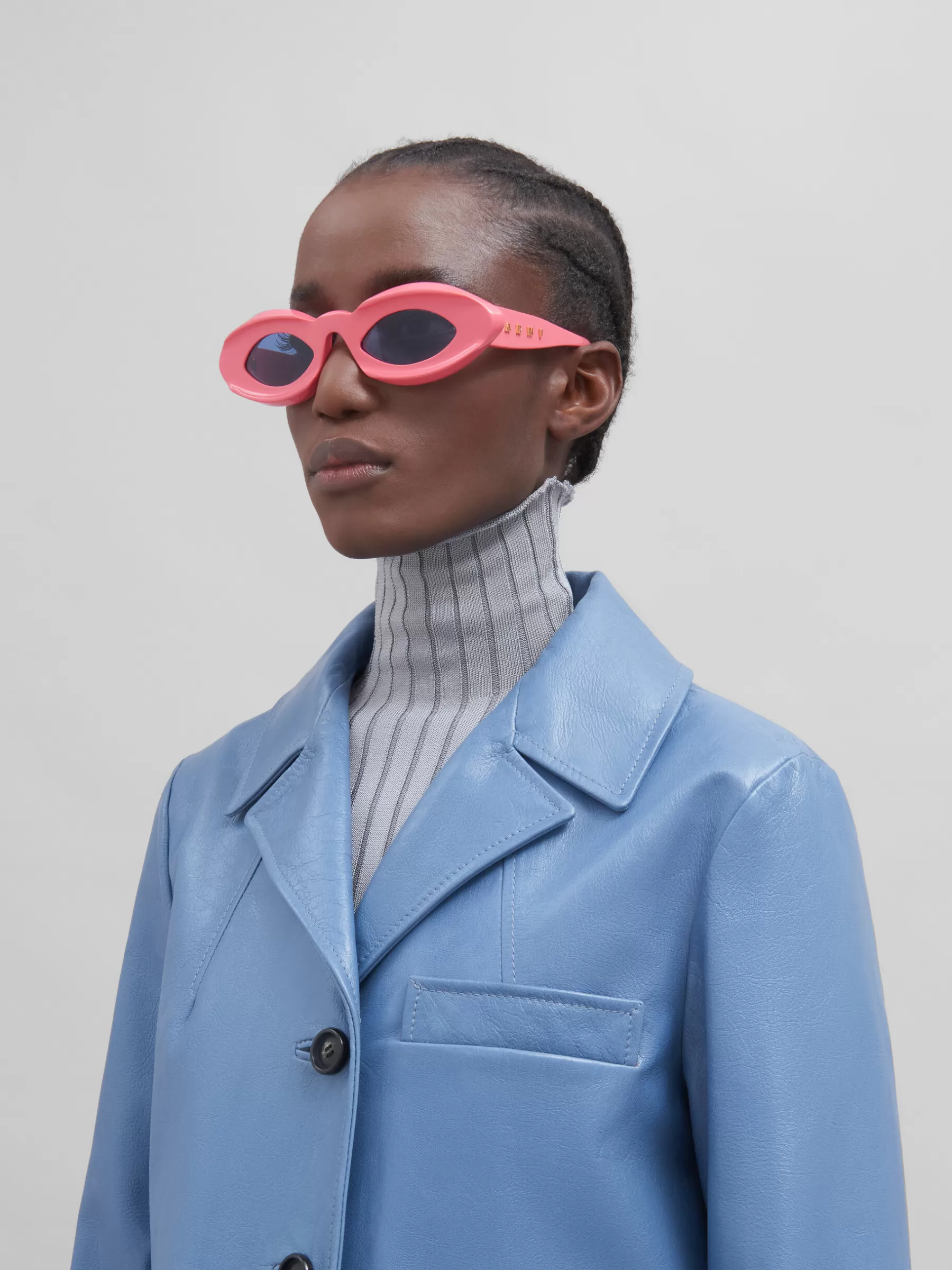 Marni Dark Doodad Sunglasses PINK Fashion