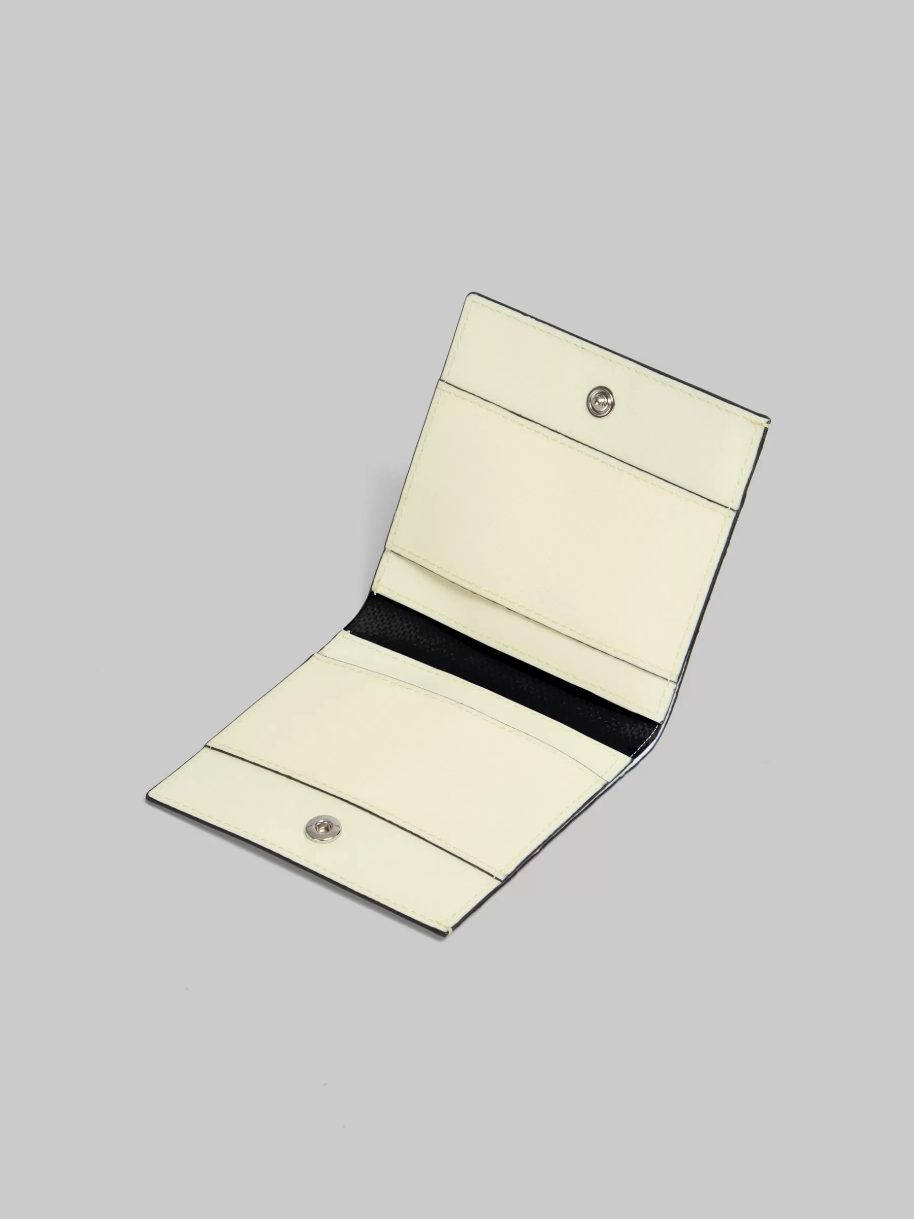 Marni Purple And Blue Tribeca Bifold Wallet SHELL/BLACK Sale