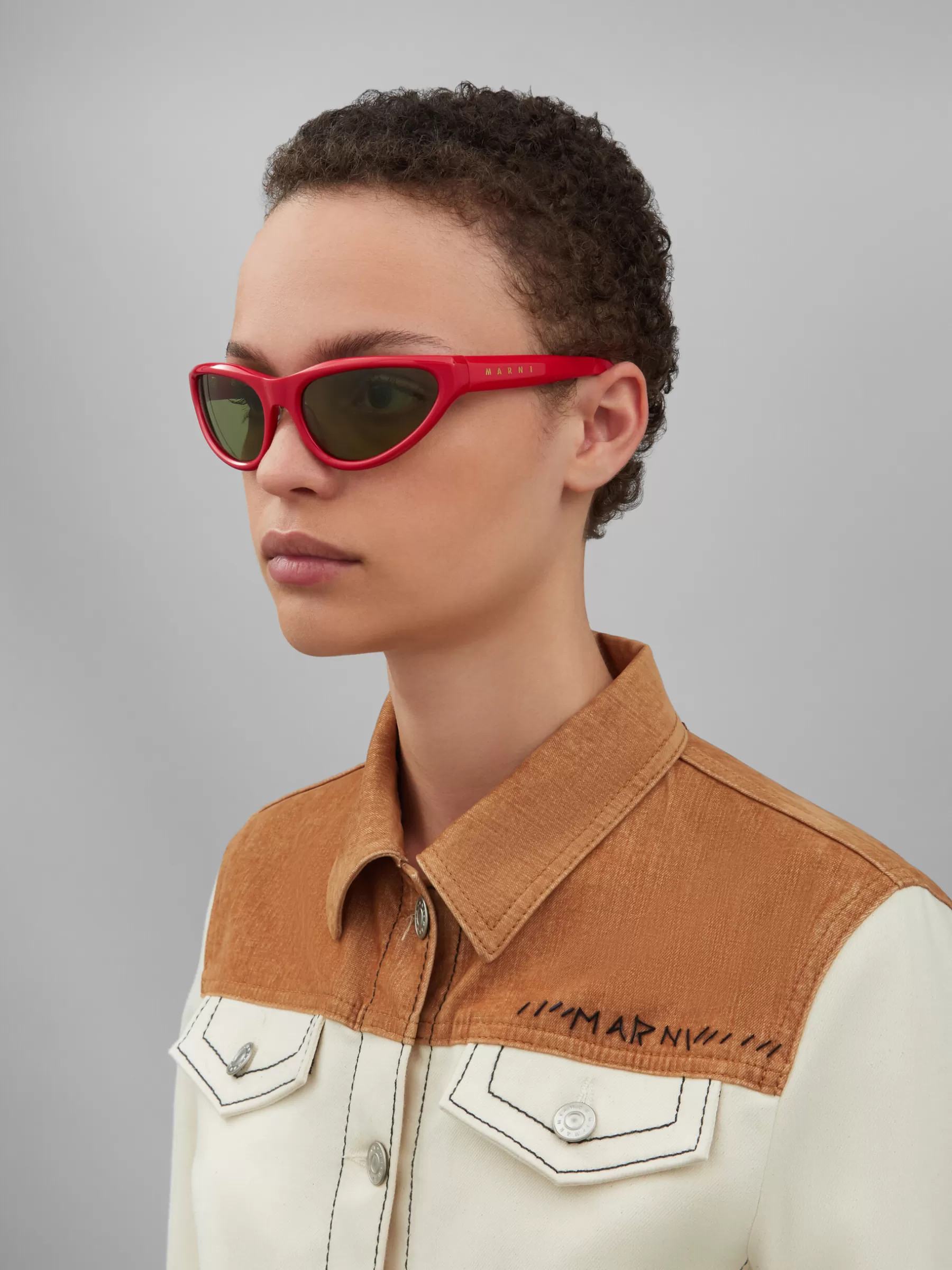 Marni Mavericks Sunglasses RED Cheap