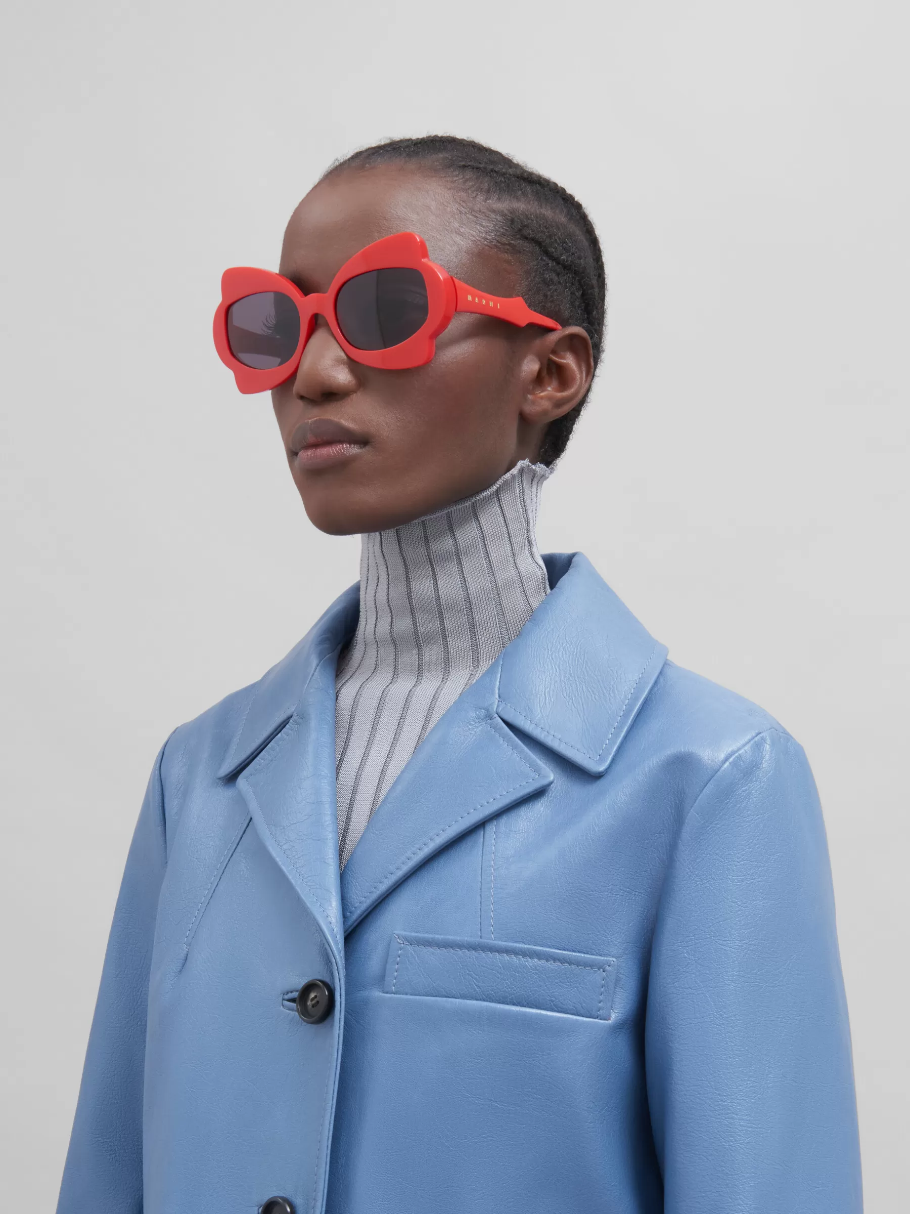 Marni Monumental Gate Sunglasses RED Shop