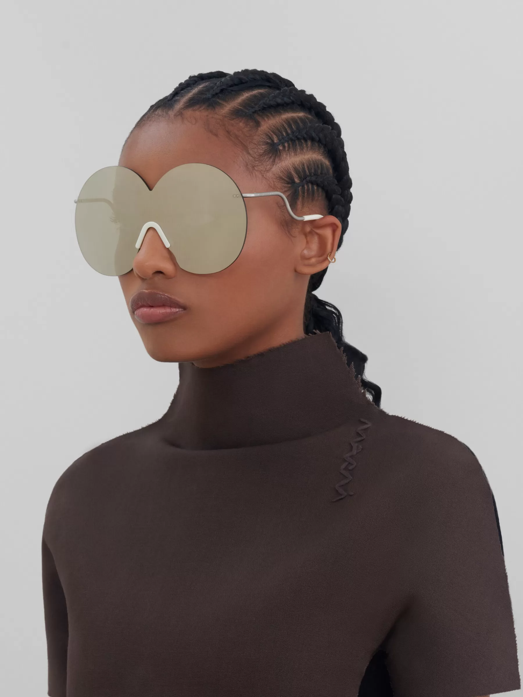 Marni Odrius Sunglasses SILVER Outlet