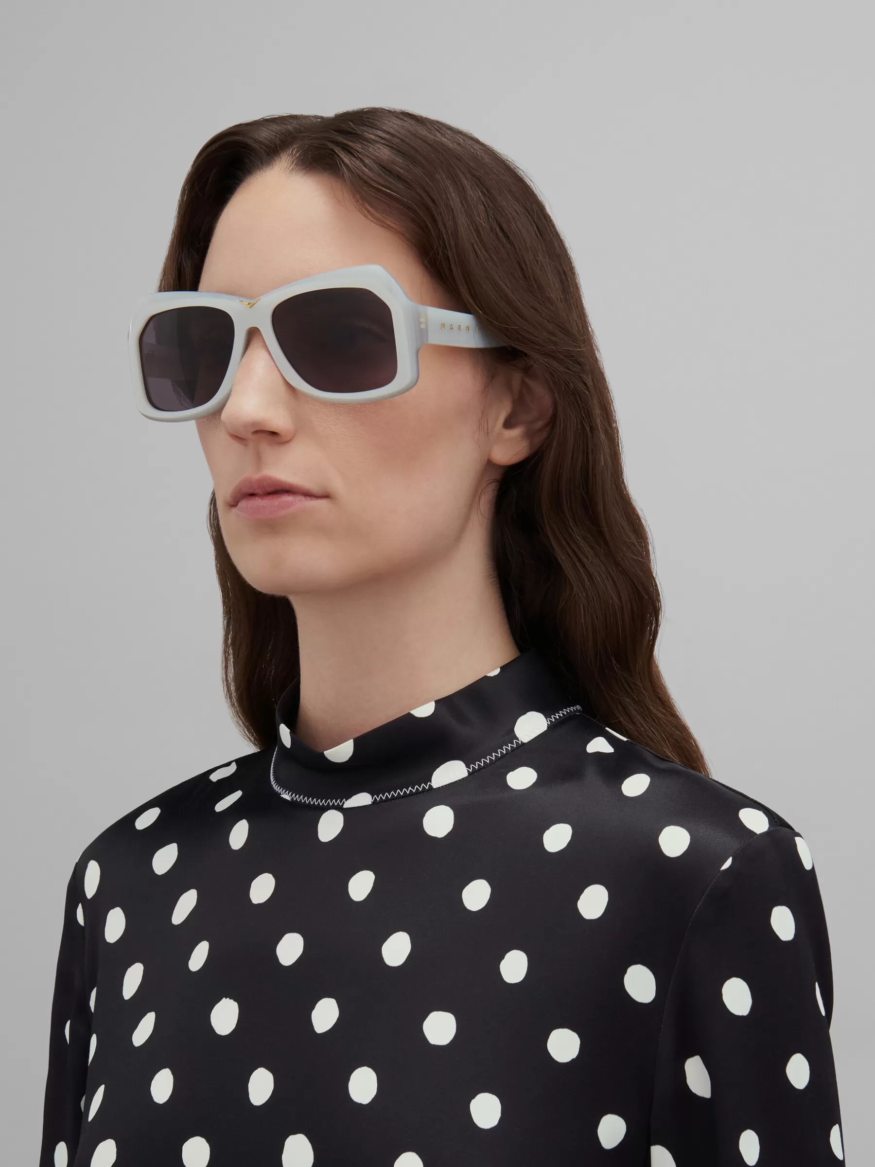Marni Silver Tiznit Sunglasses TIZNIT METALLIC SILVER Best