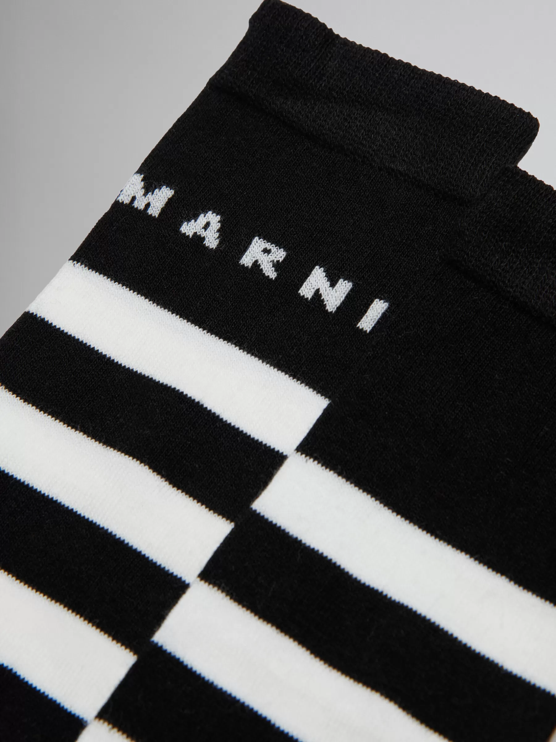 Marni Striped Cotton-blend Socks BLACK Sale