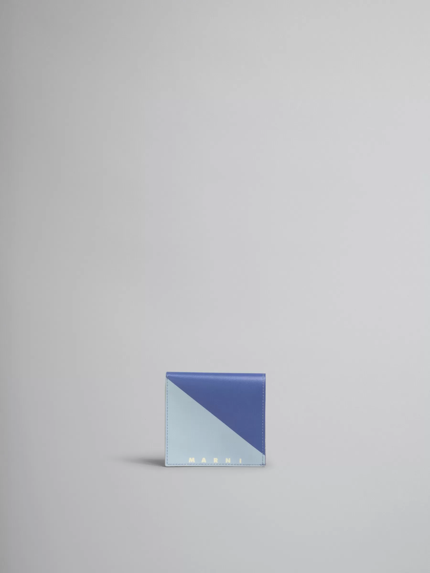 Marni White And Black Tribeca Bifold Wallet PRUNE VIOLETT/ SODIUM Store