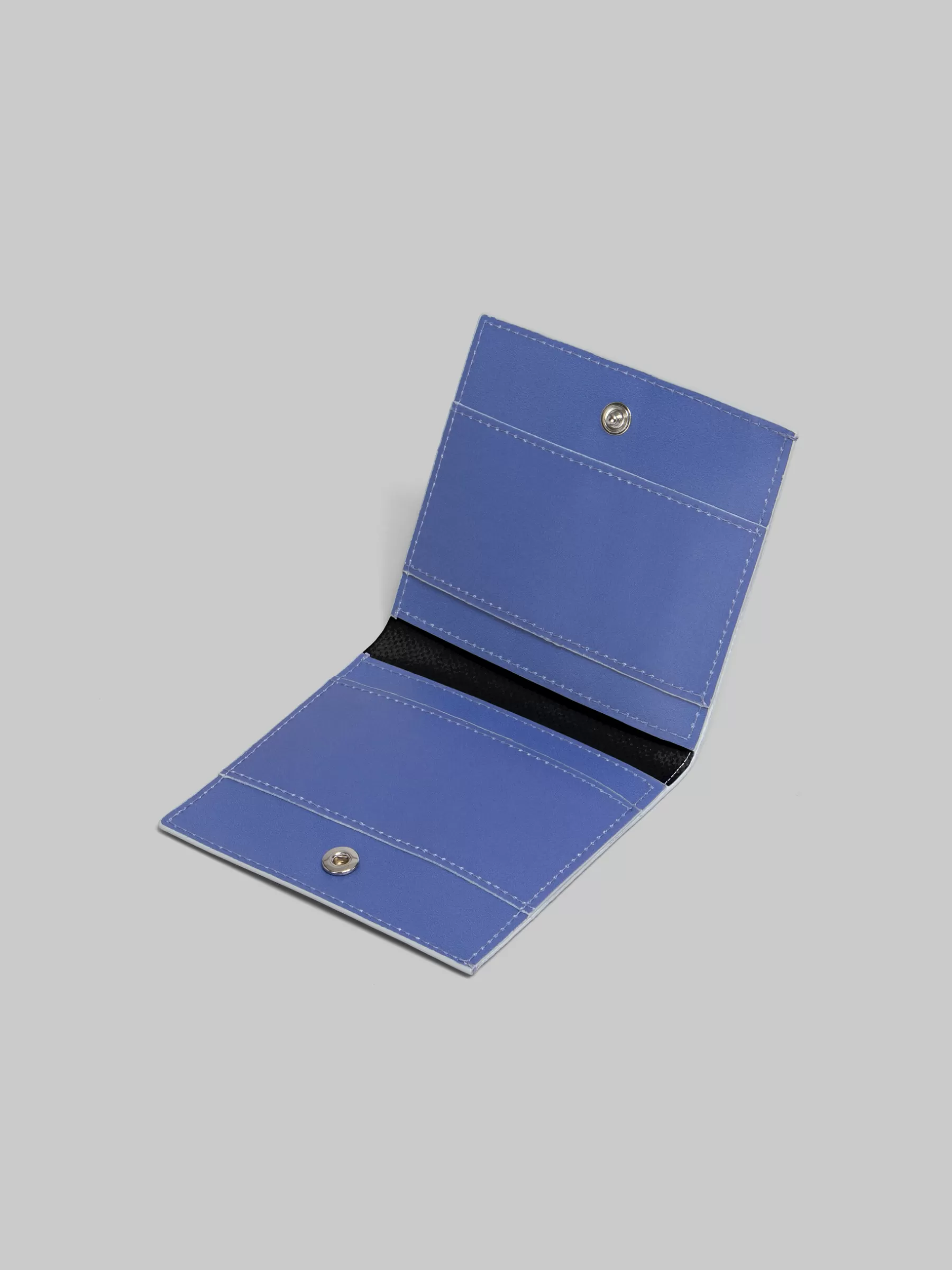Marni White And Black Tribeca Bifold Wallet PRUNE VIOLETT/ SODIUM Store