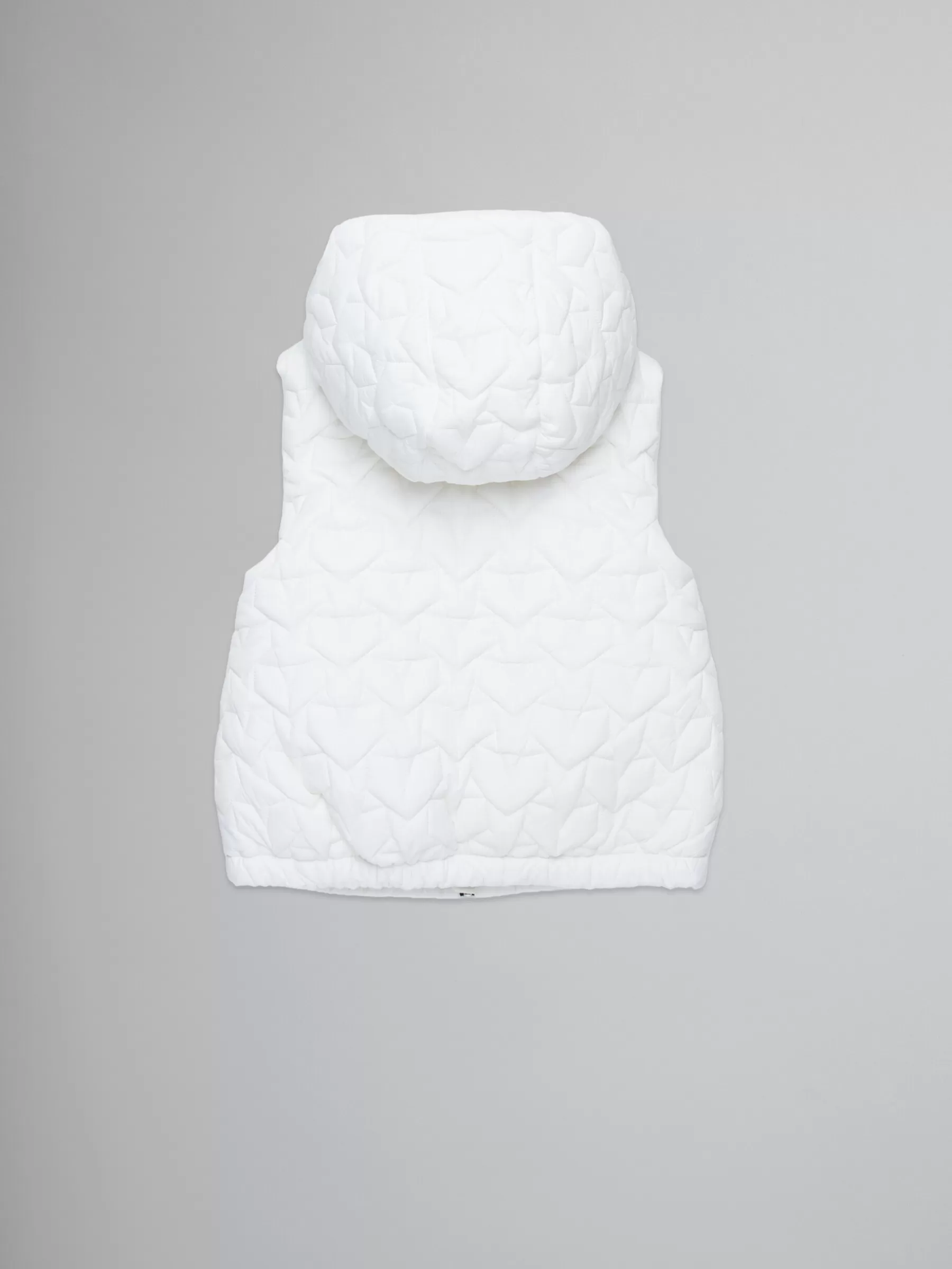 Marni White Sleeveless Padded Jacket With Stars NATURAL Best