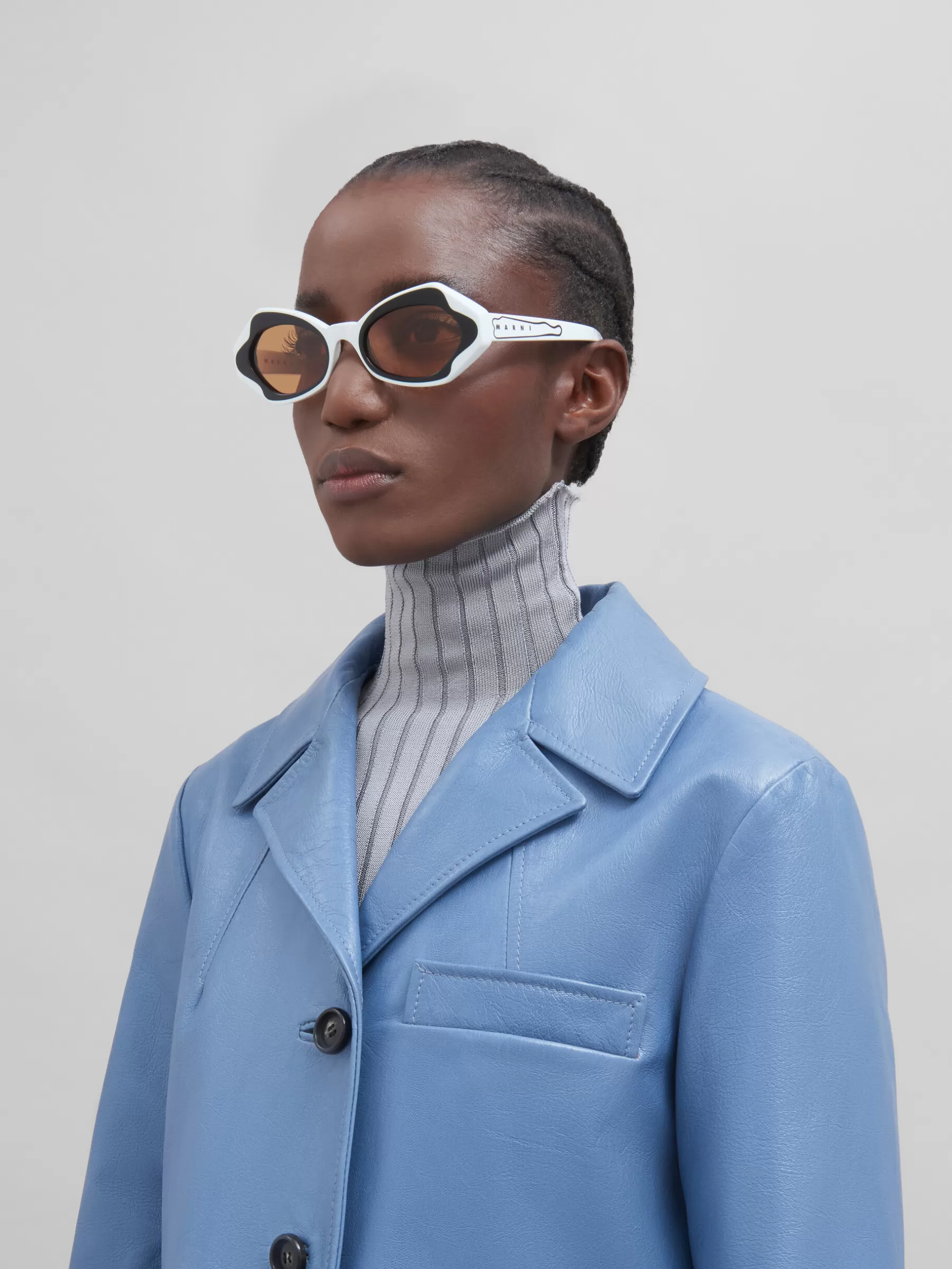 Marni Unlahand Sunglasses WHITE Store