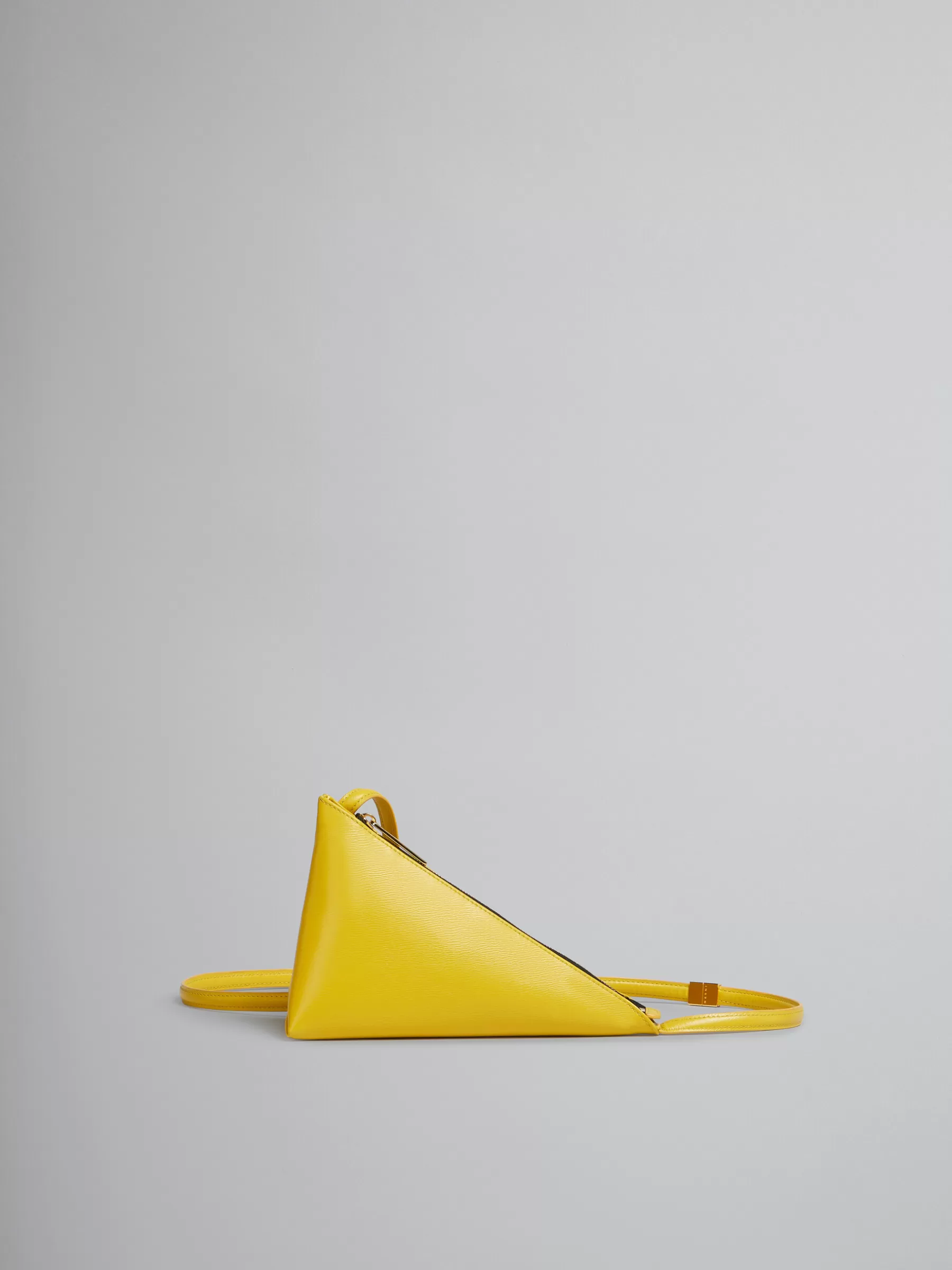 Marni Yellow Leather Prisma Triangle Crossbody Bag LIME Online